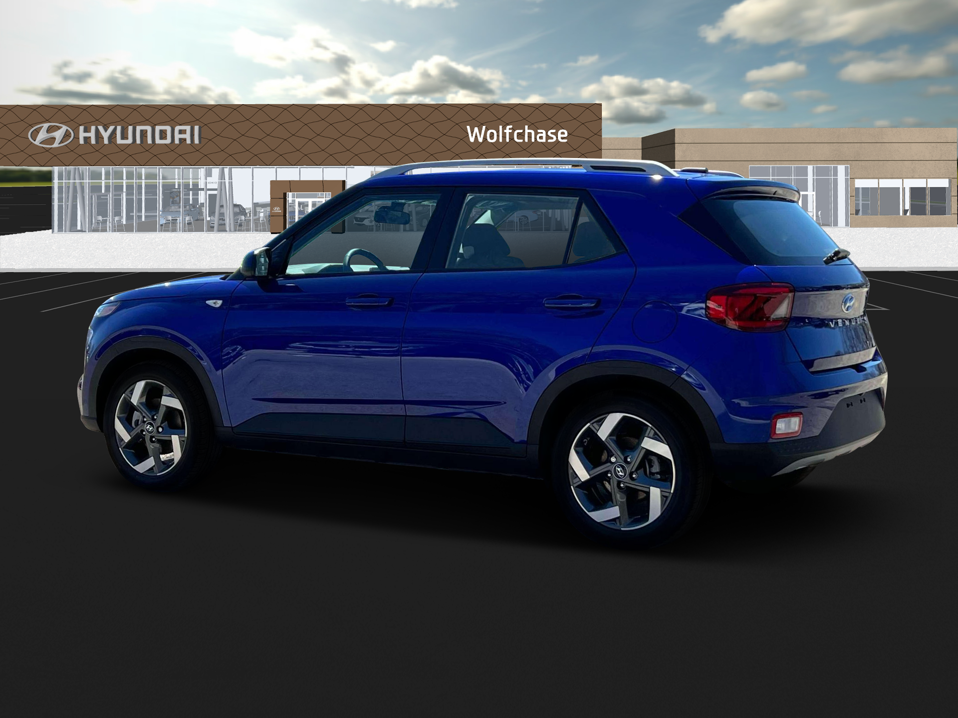 New 2025 Blue Hyundai SEL image 4
