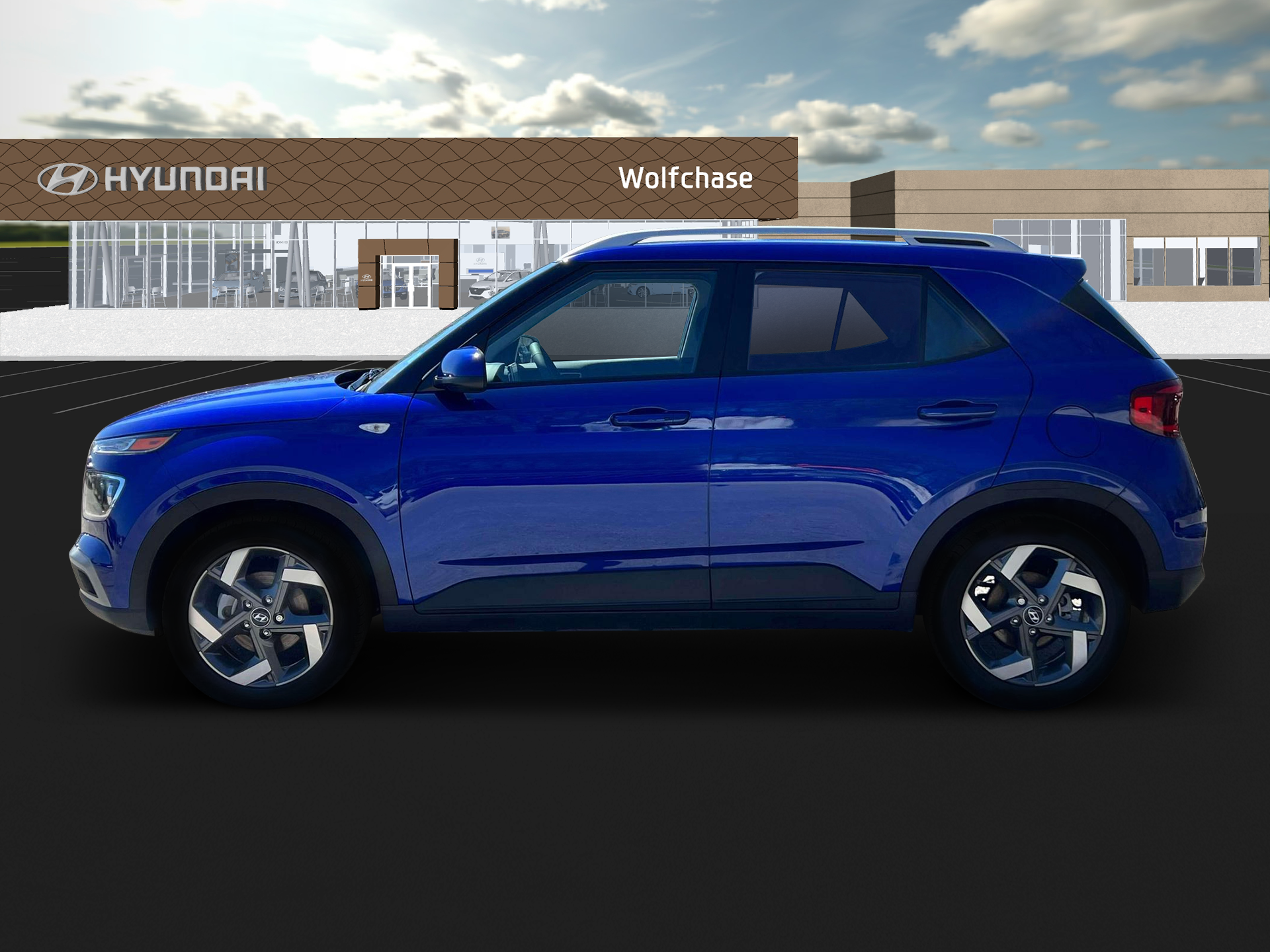 New 2025 Blue Hyundai SEL image 3