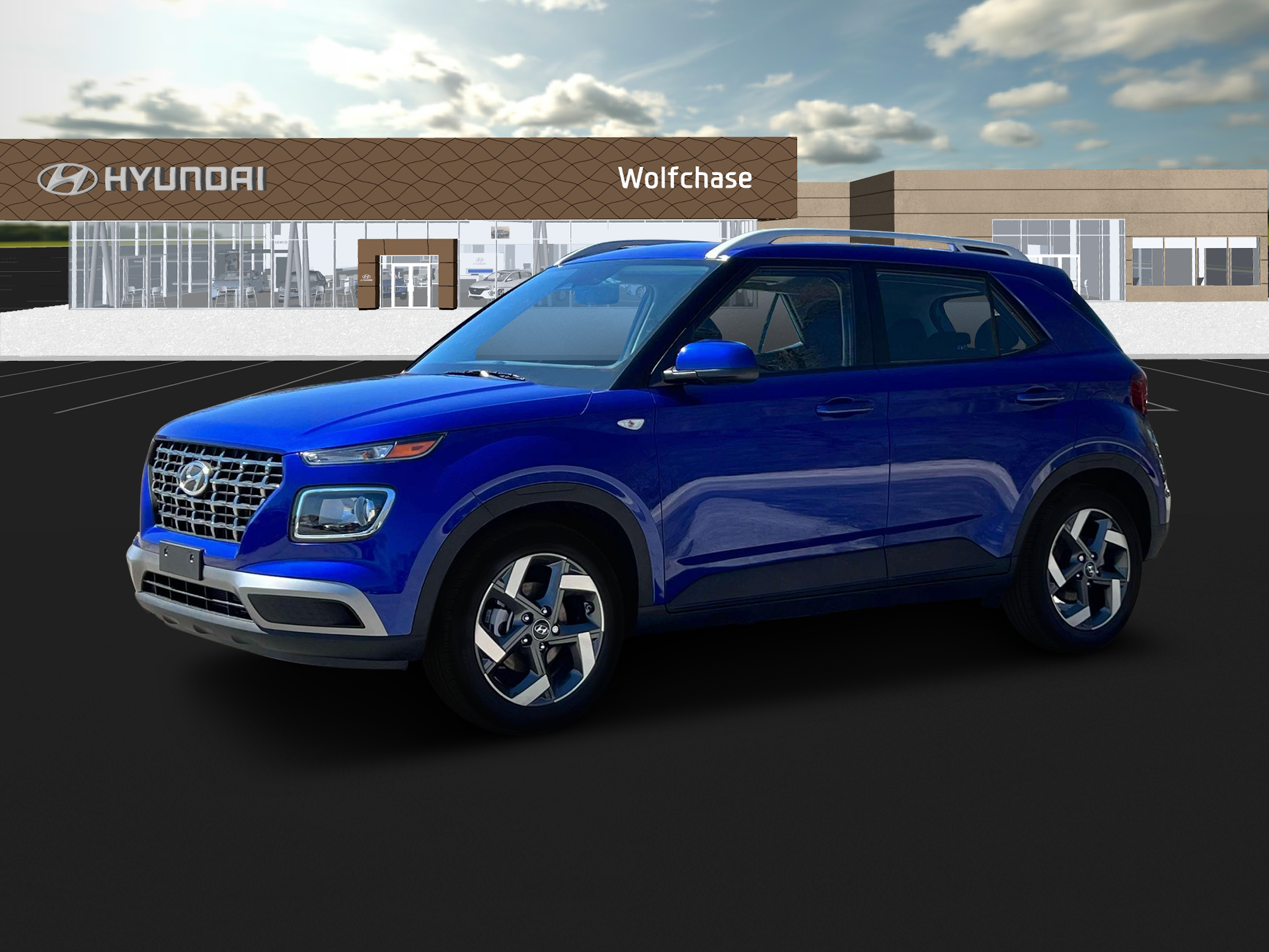 New 2025 Blue Hyundai SEL image 2