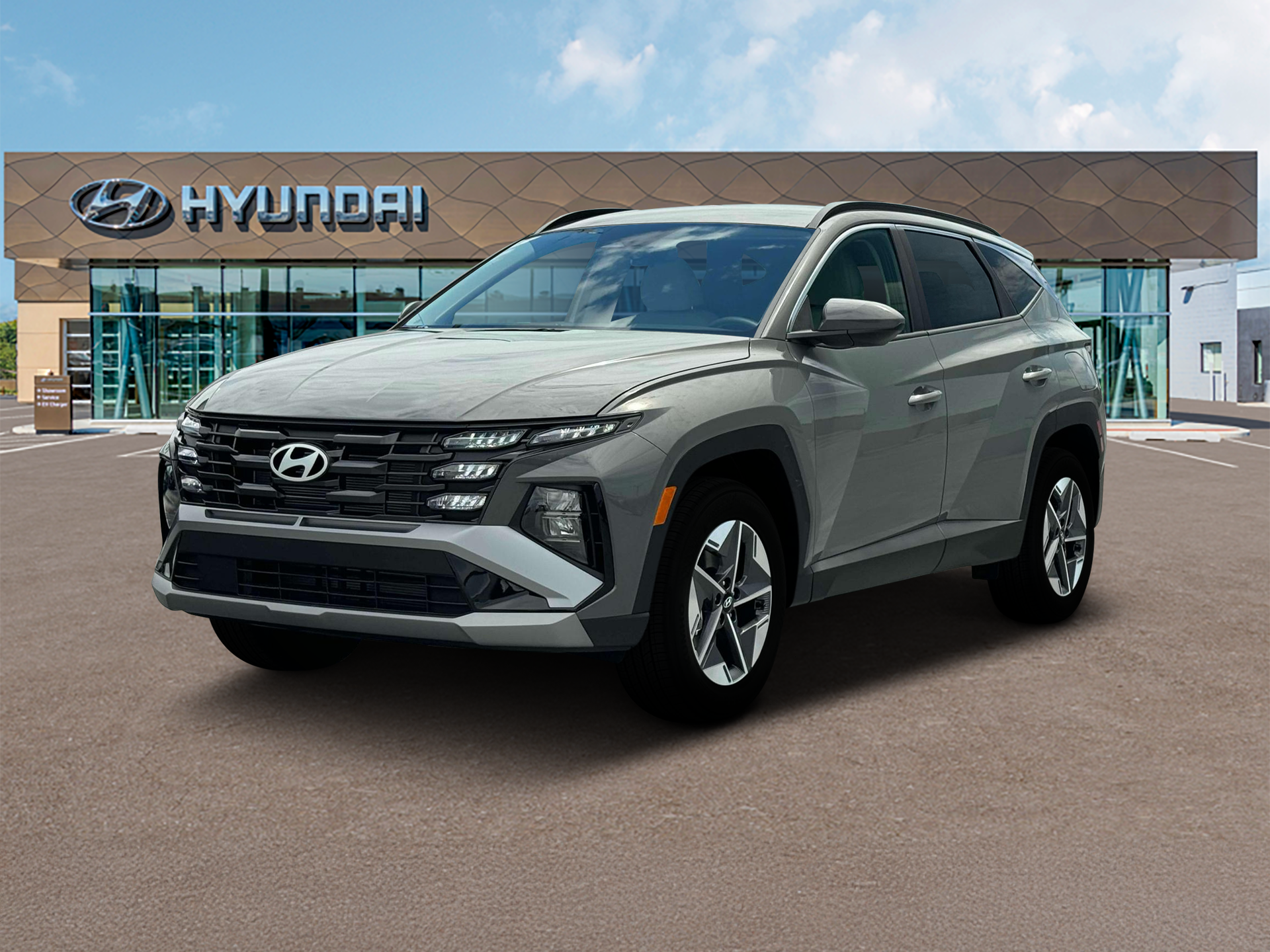 Hampton Gray 2025 Hyundai Tucson SUV / Crossover Front-Wheel Drive Automatic