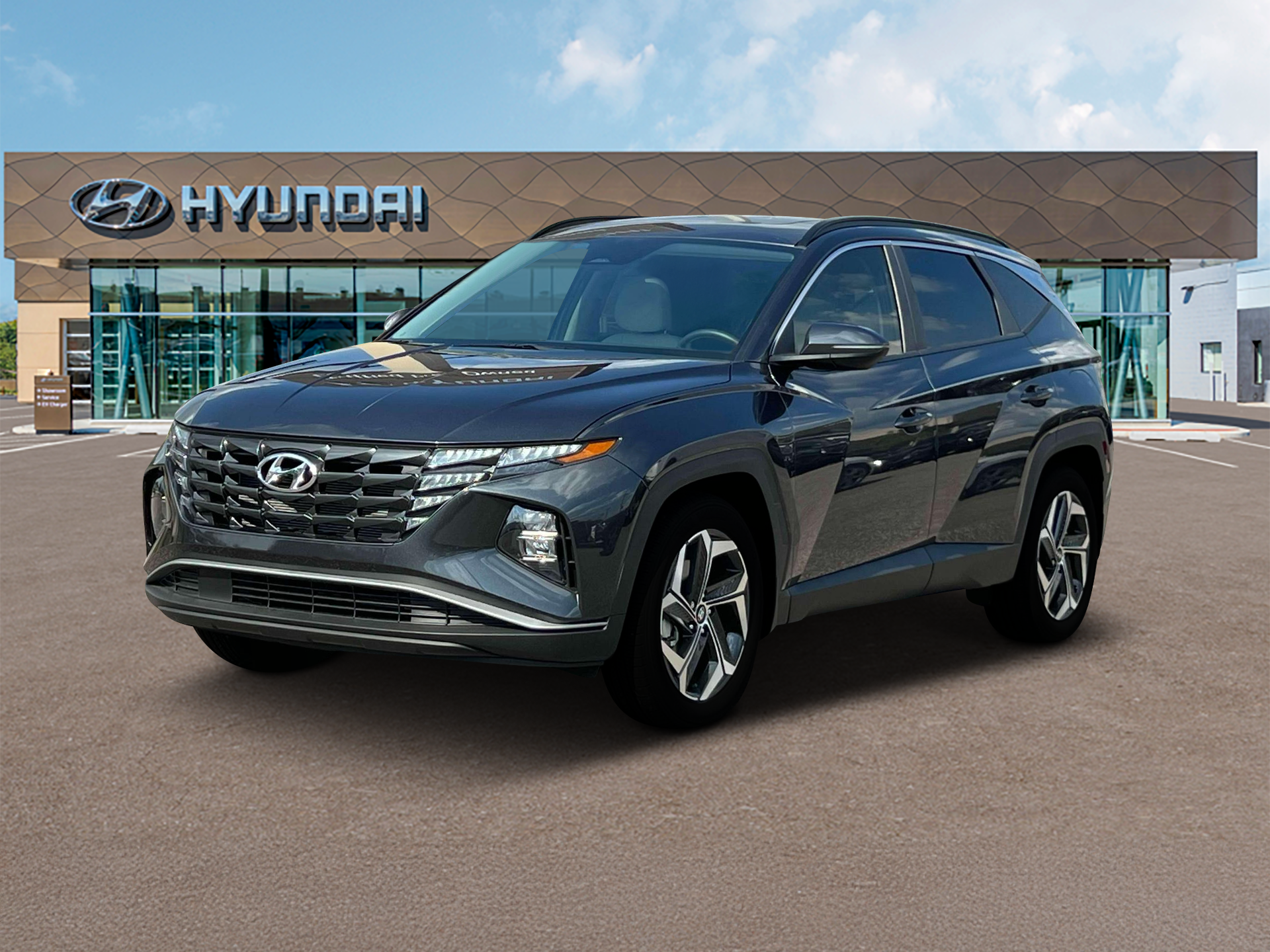 Dark Gray Metallic 2024 Hyundai Tucson SEL AWD SUV / Crossover All-Wheel Drive 8-Speed Automatic