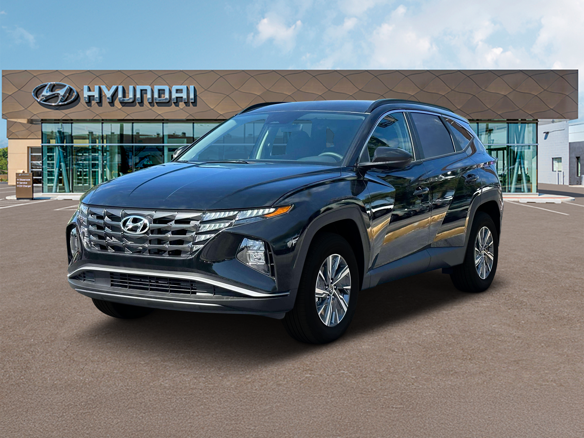 Available To Order Now: 2024 Hyundai Tucson Hybrid Blue