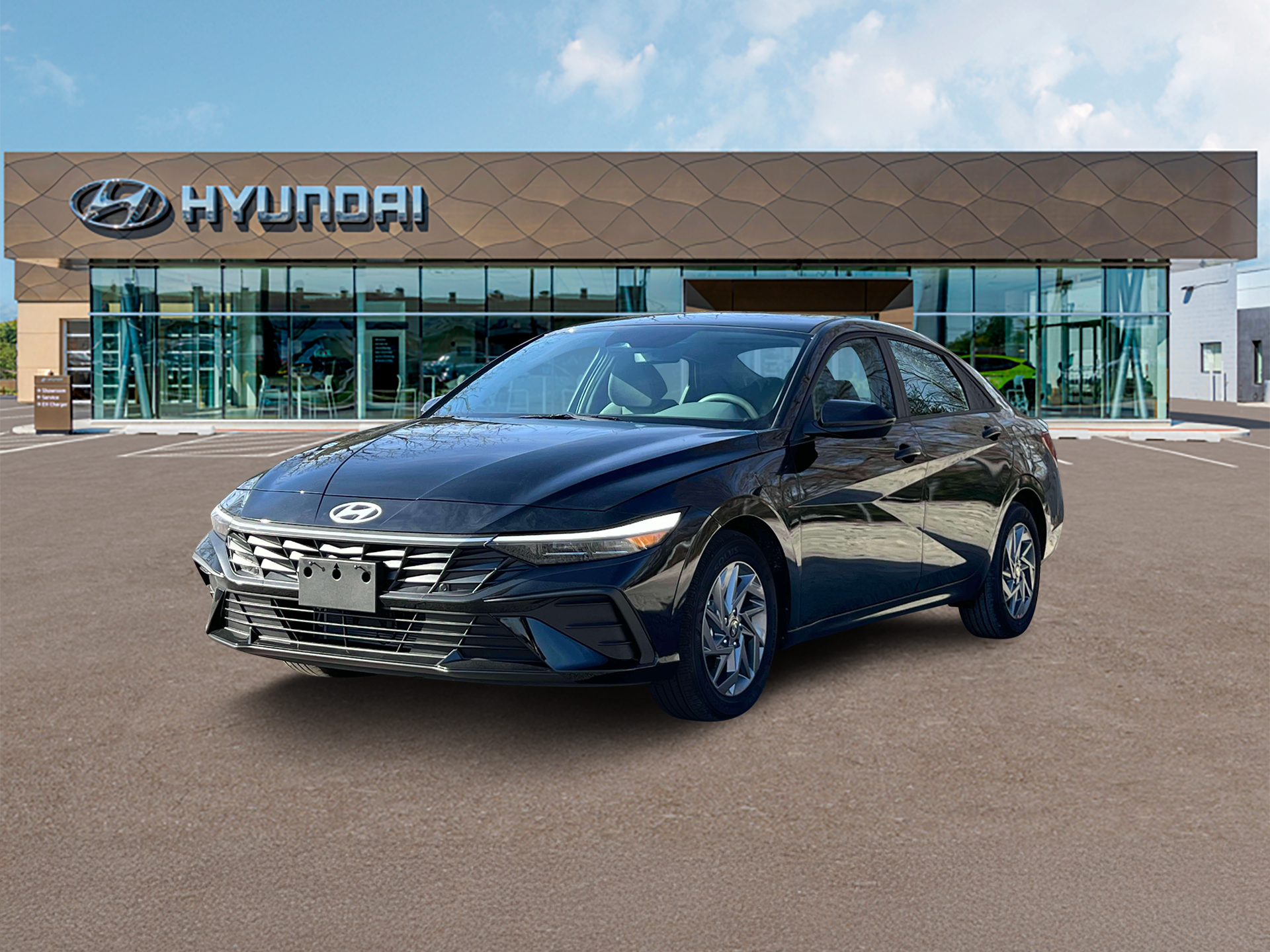 Available To Order Now: 2024 Hyundai Elantra Hybrid Blue