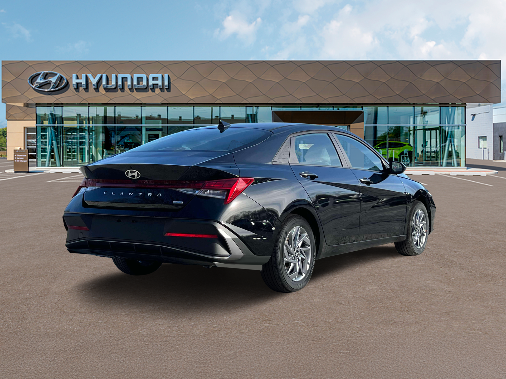 2024 Hyundai Elantra Hybrid Blue