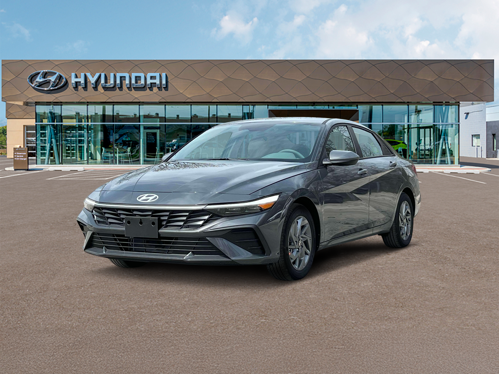 Available To Order Now: 2024 Hyundai Elantra Hybrid Blue