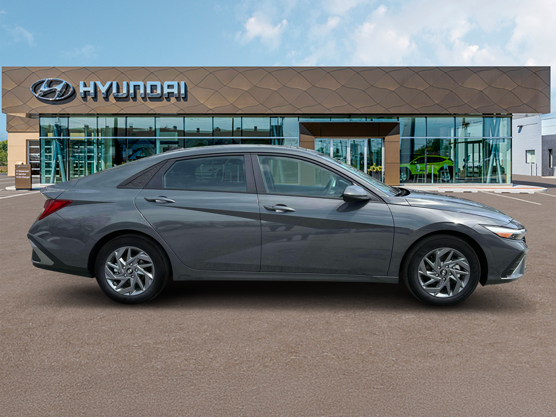 2024 Hyundai Elantra Hybrid Blue