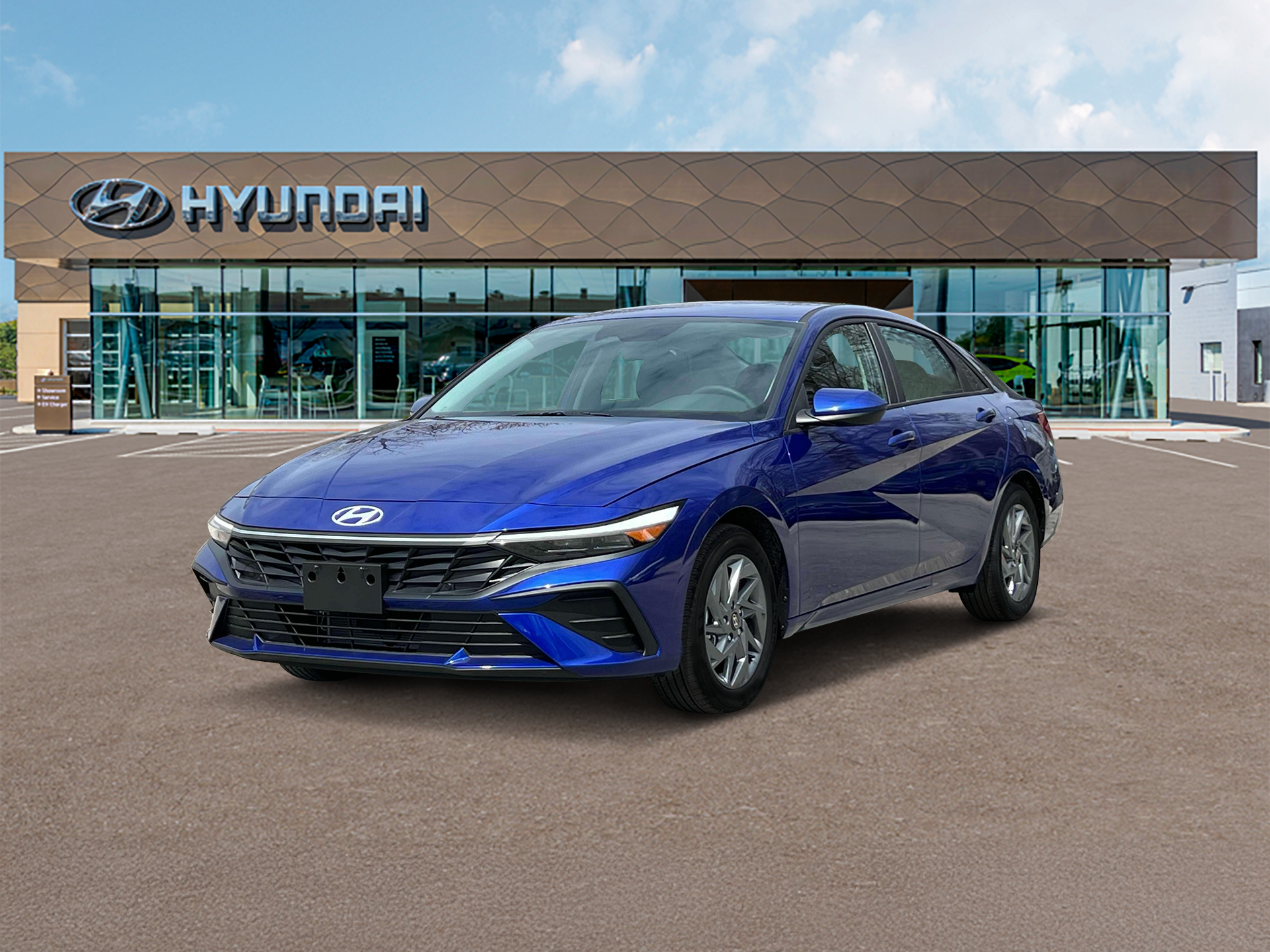 Available To Order Now: 2024 Hyundai Elantra Hybrid Blue