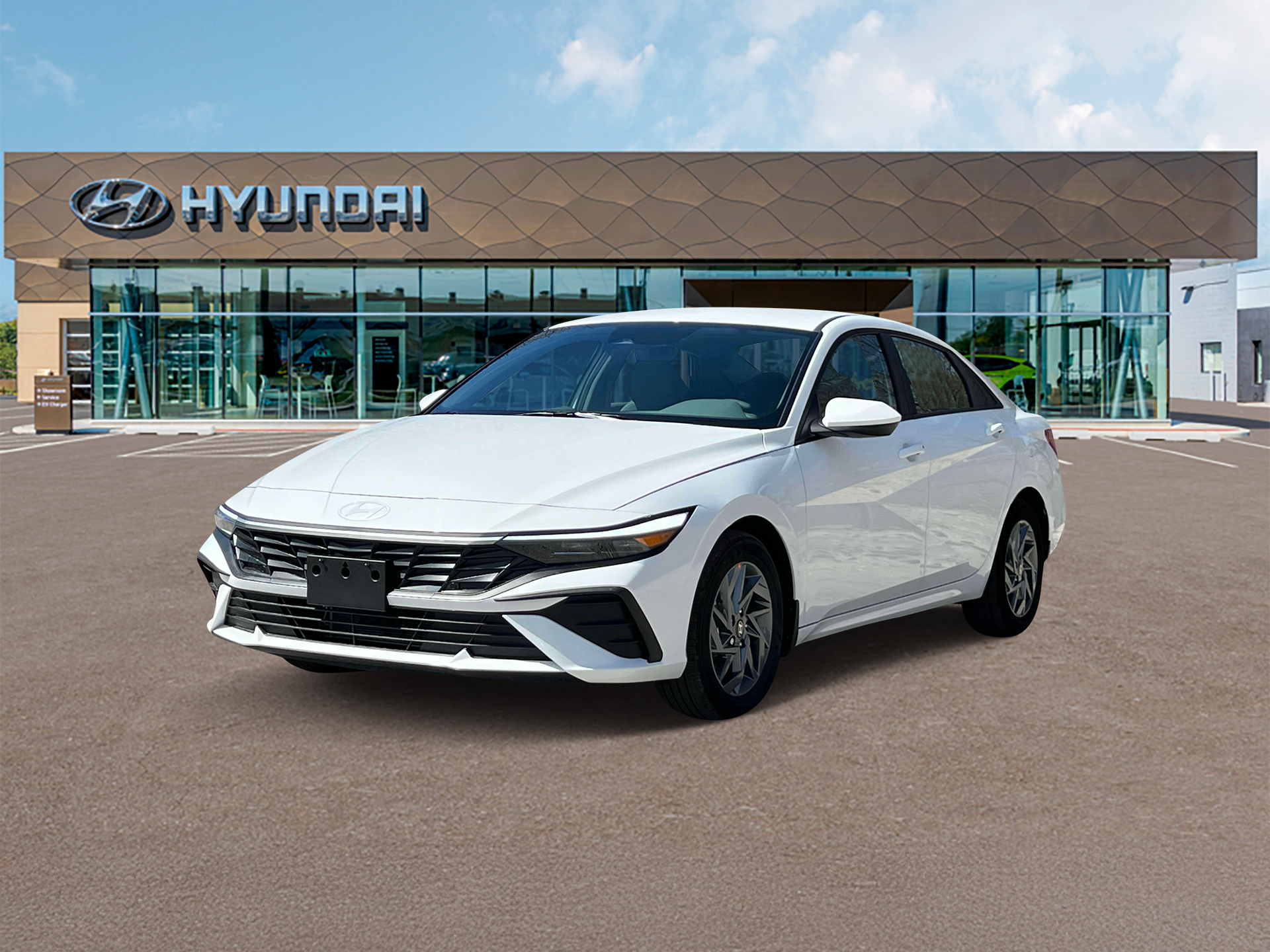 Available To Order Now: 2024 Hyundai Elantra Hybrid Blue