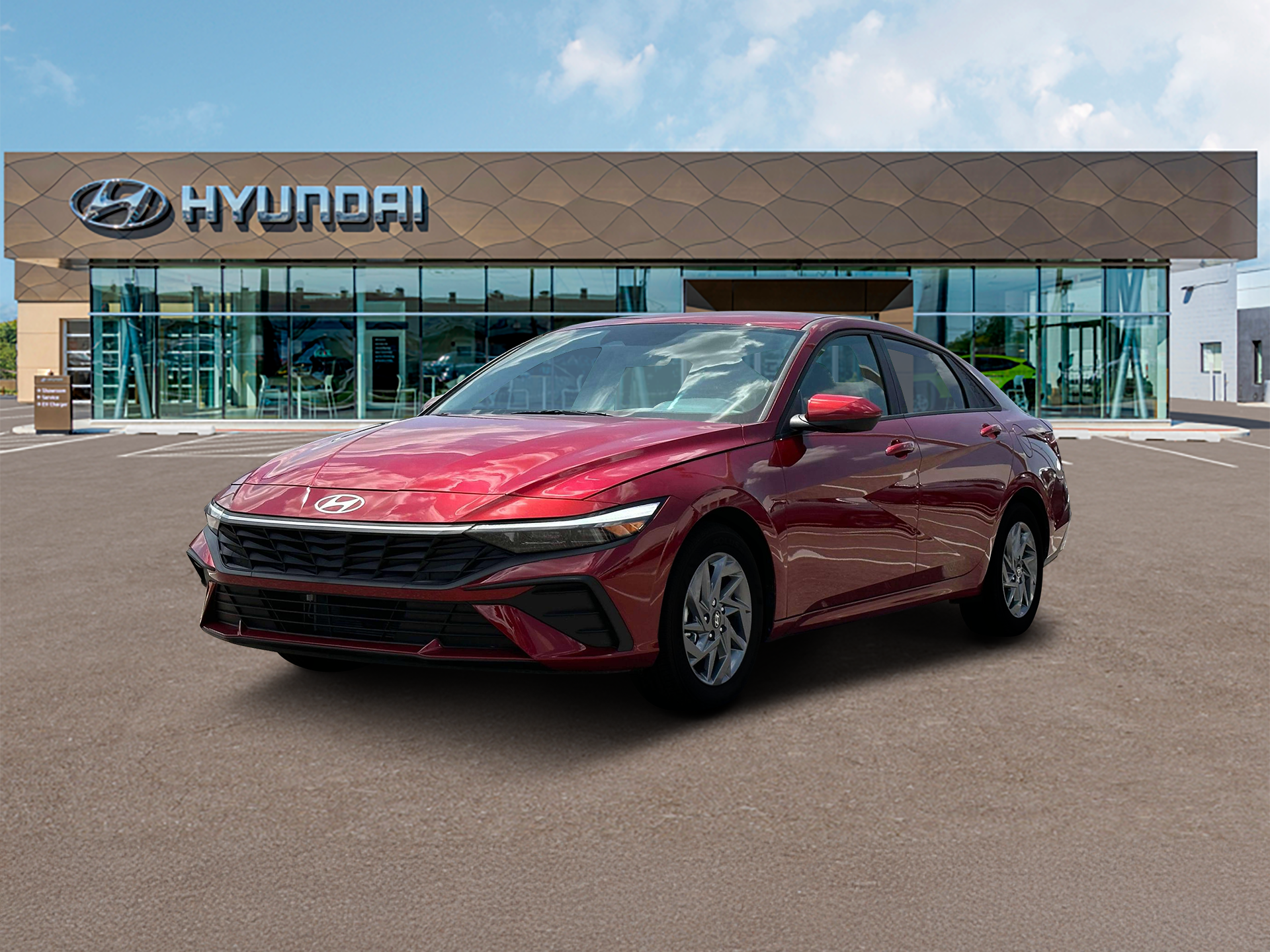 Available To Order Now: 2024 Hyundai Elantra Hybrid Blue