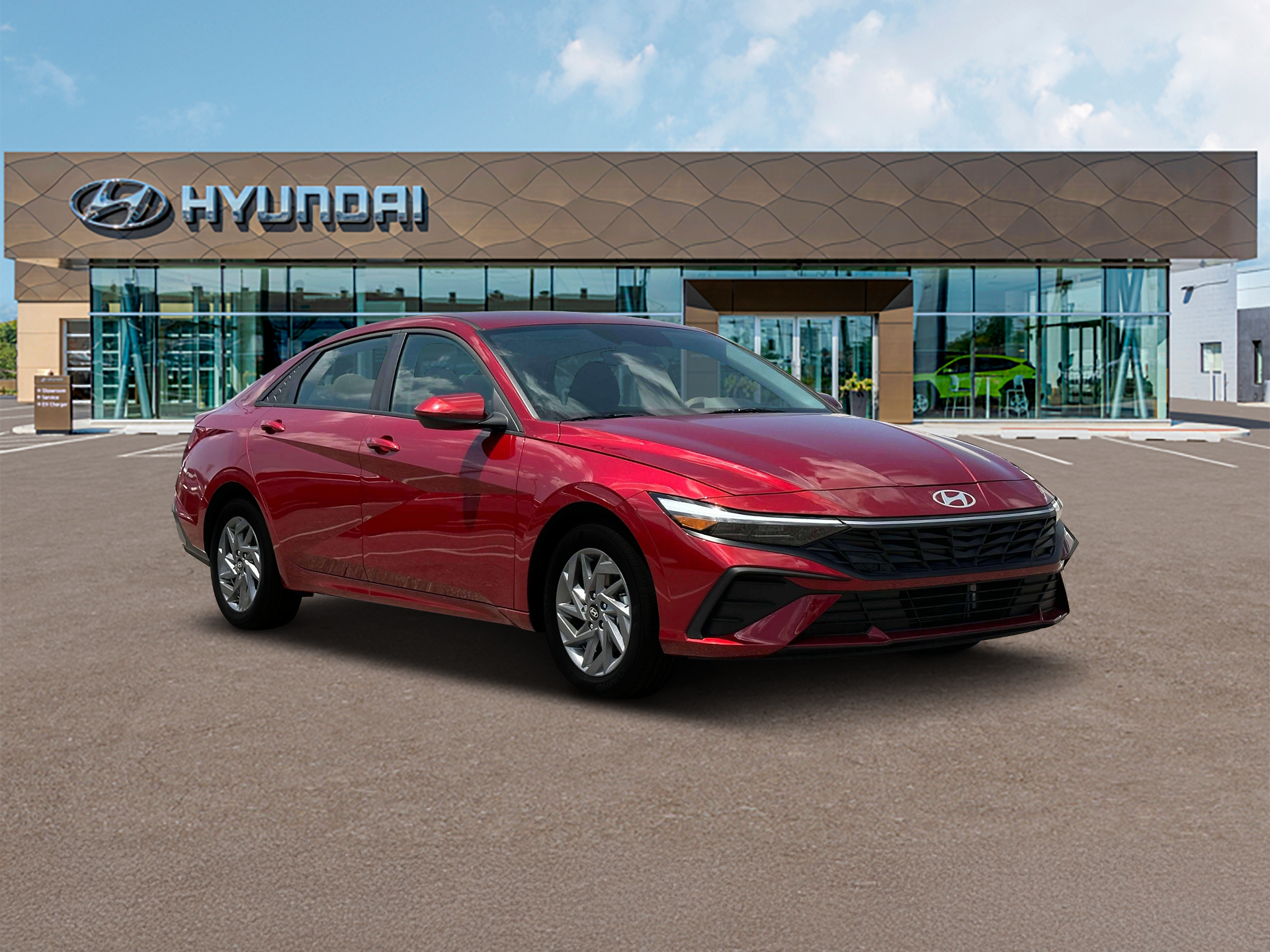 2024 Hyundai Elantra Hybrid Blue