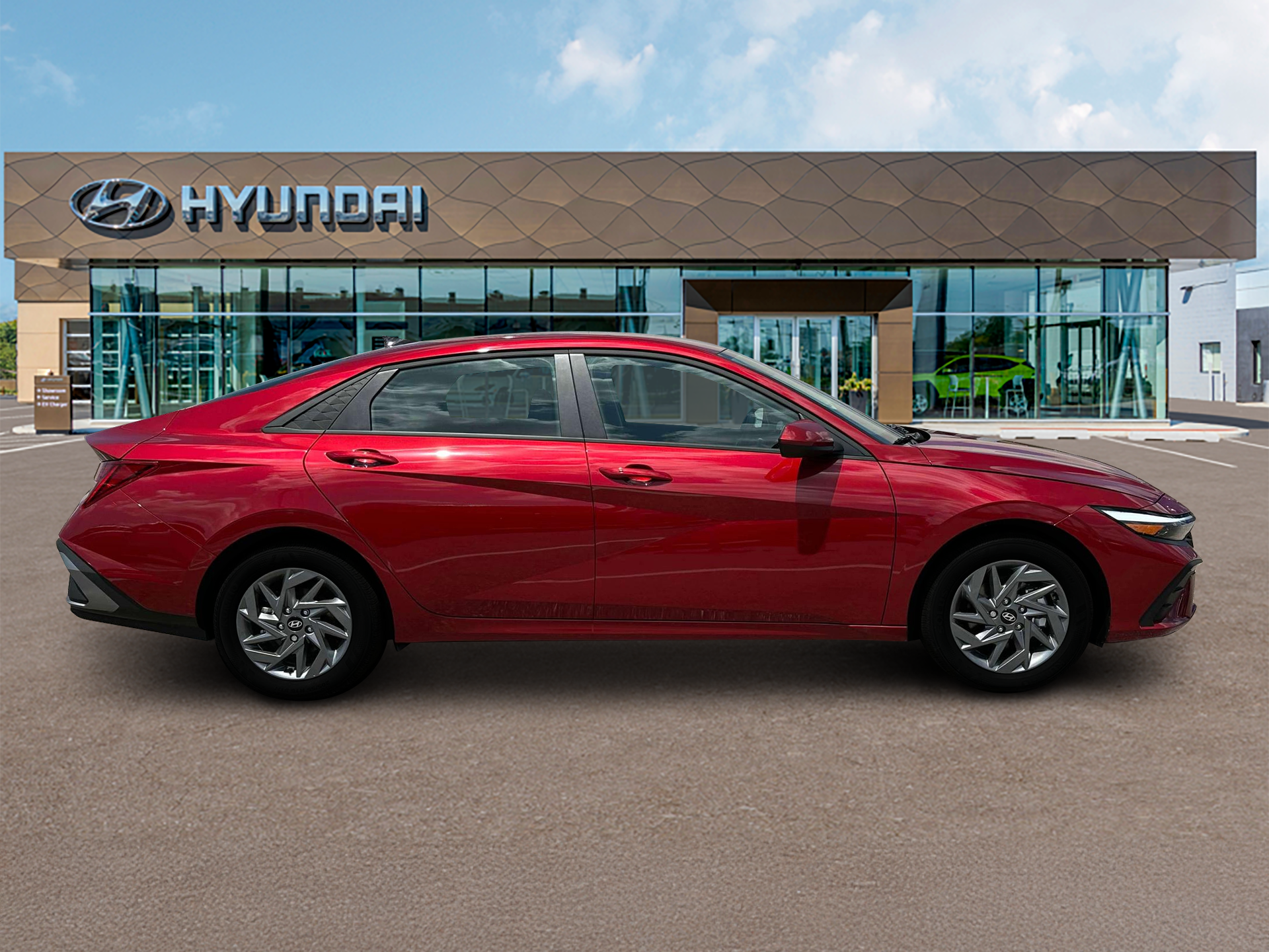 2024 Hyundai Elantra Hybrid Blue