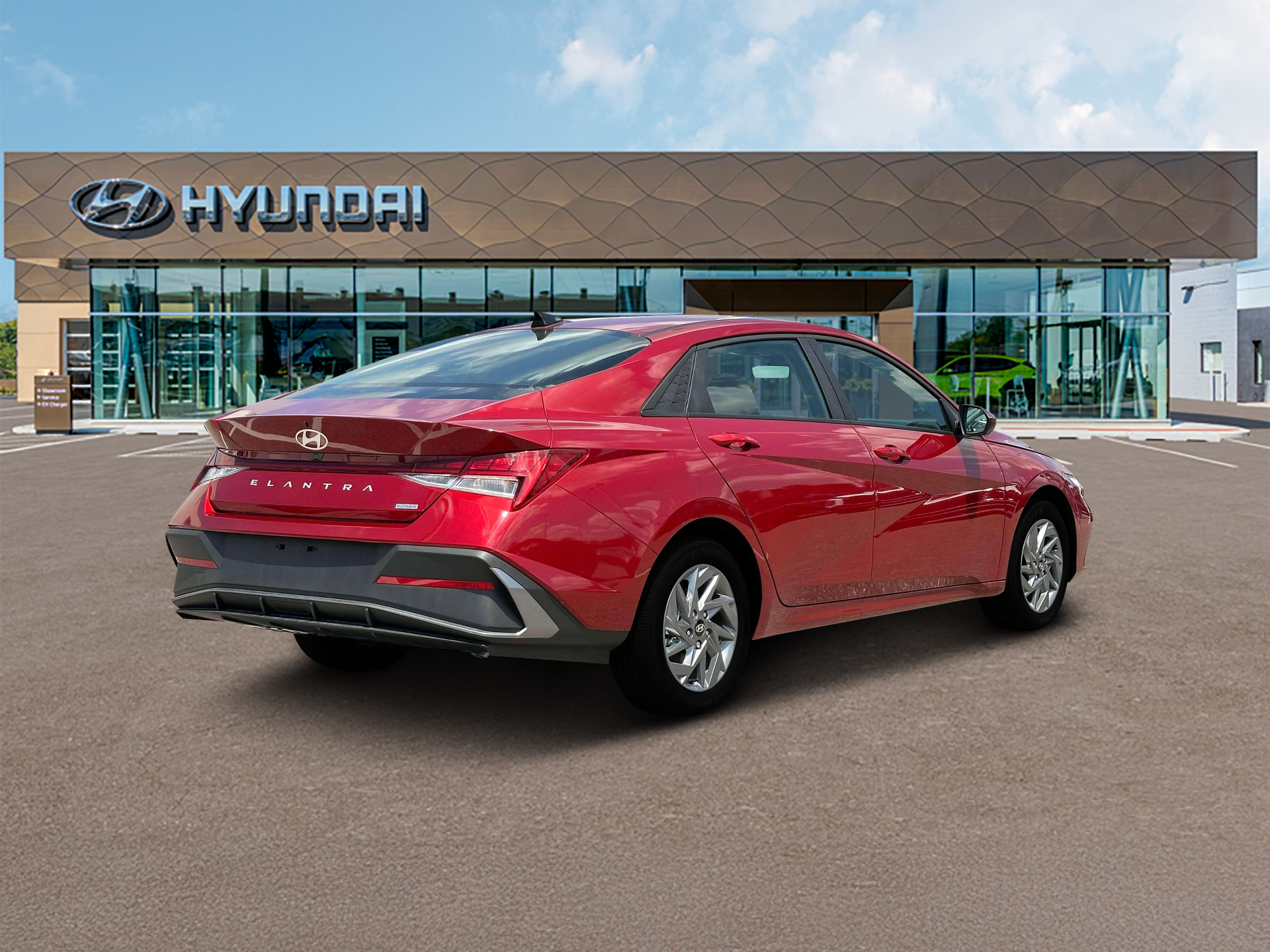 2024 Hyundai Elantra Hybrid Blue