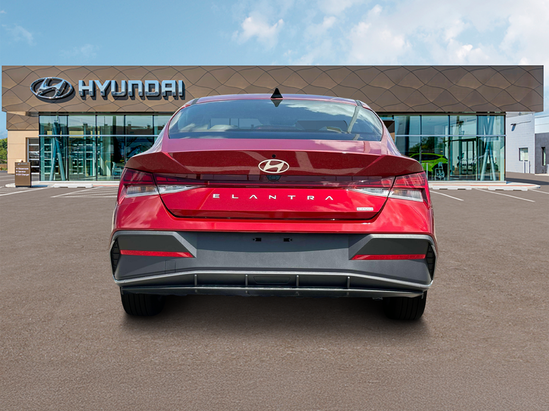 2024 Hyundai Elantra Hybrid Blue