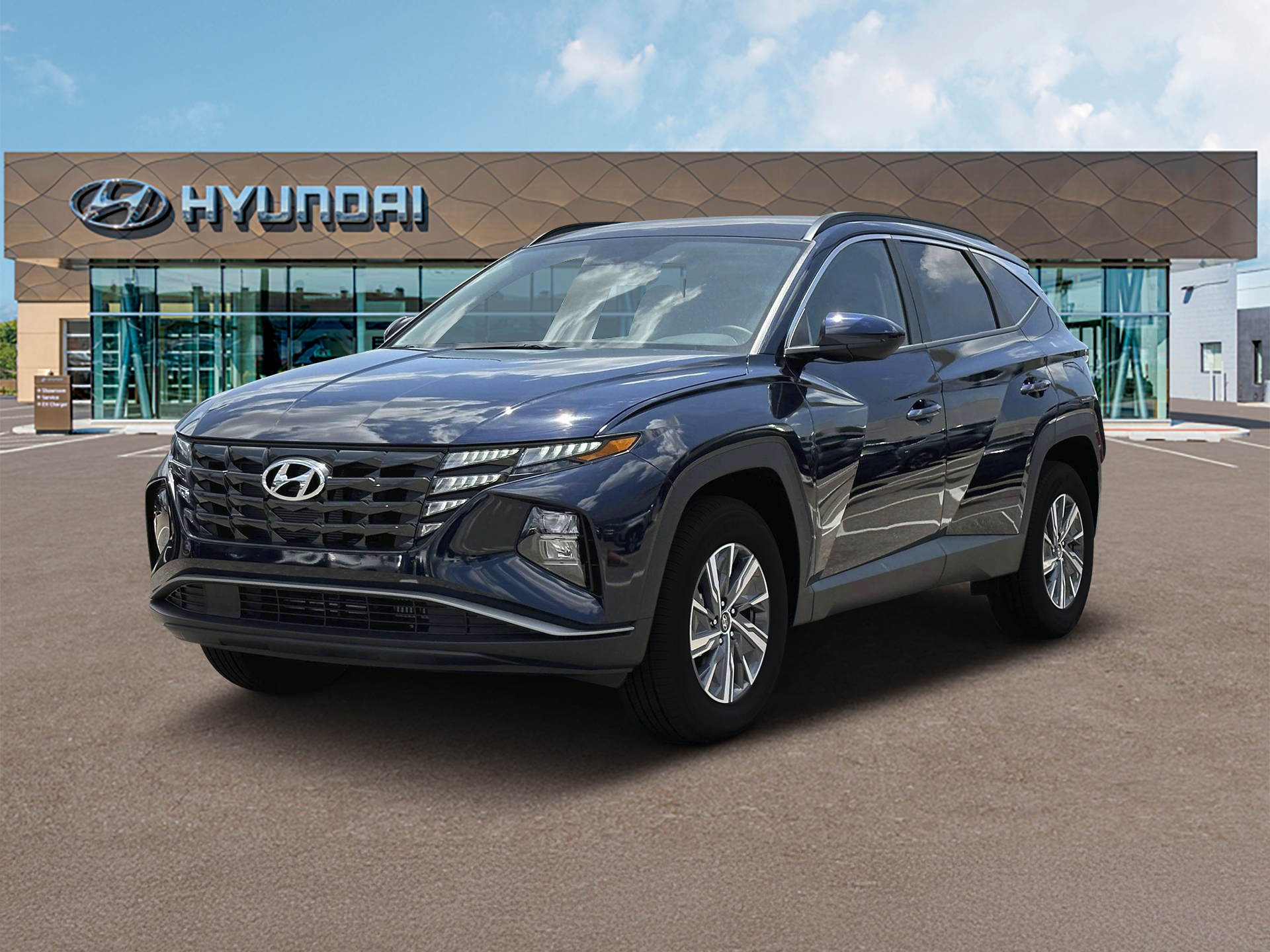 Available To Order Now: 2024 Hyundai Tucson Hybrid Blue