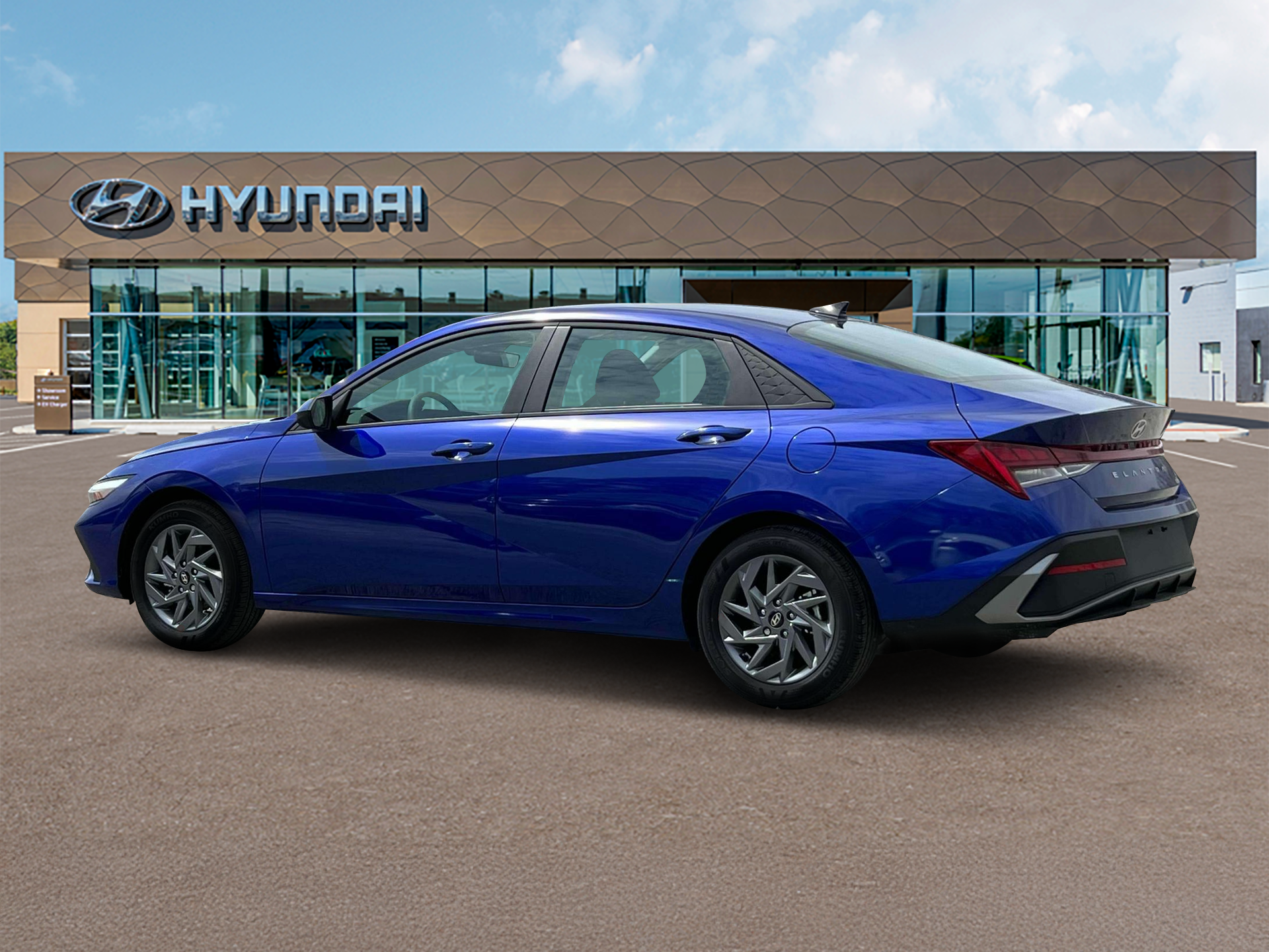 2025 Hyundai Elantra Hybrid Blue