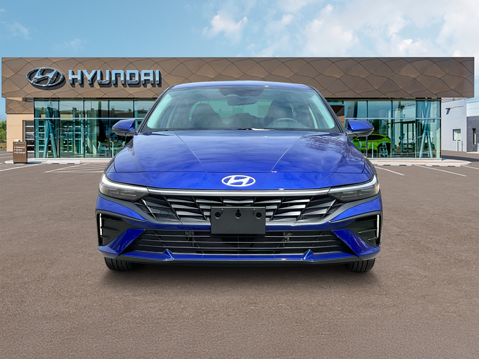 2025 Hyundai Elantra Hybrid Blue