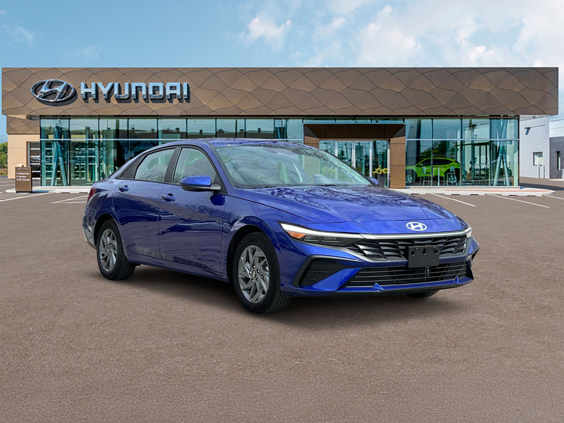 2025 Hyundai Elantra Hybrid Blue
