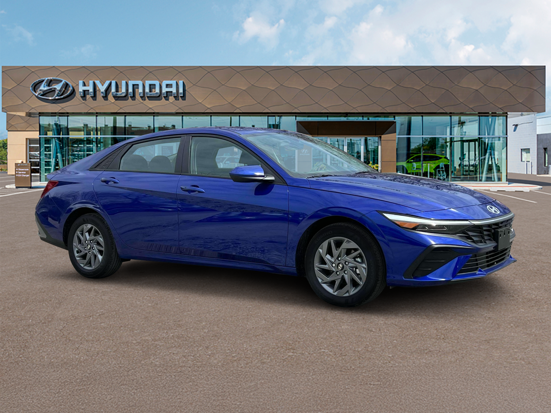 2025 Hyundai Elantra Hybrid Blue
