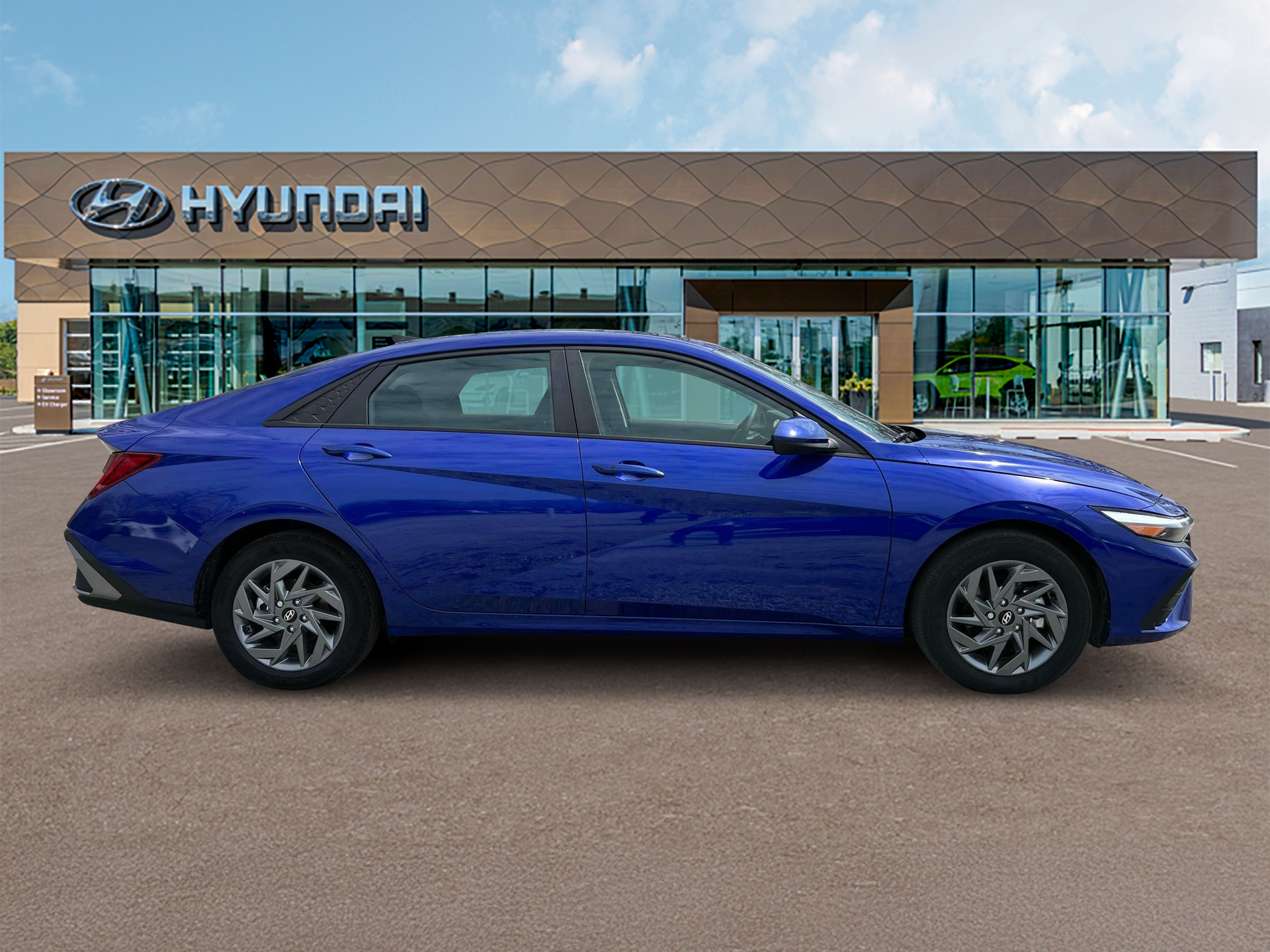 2025 Hyundai Elantra Hybrid Blue