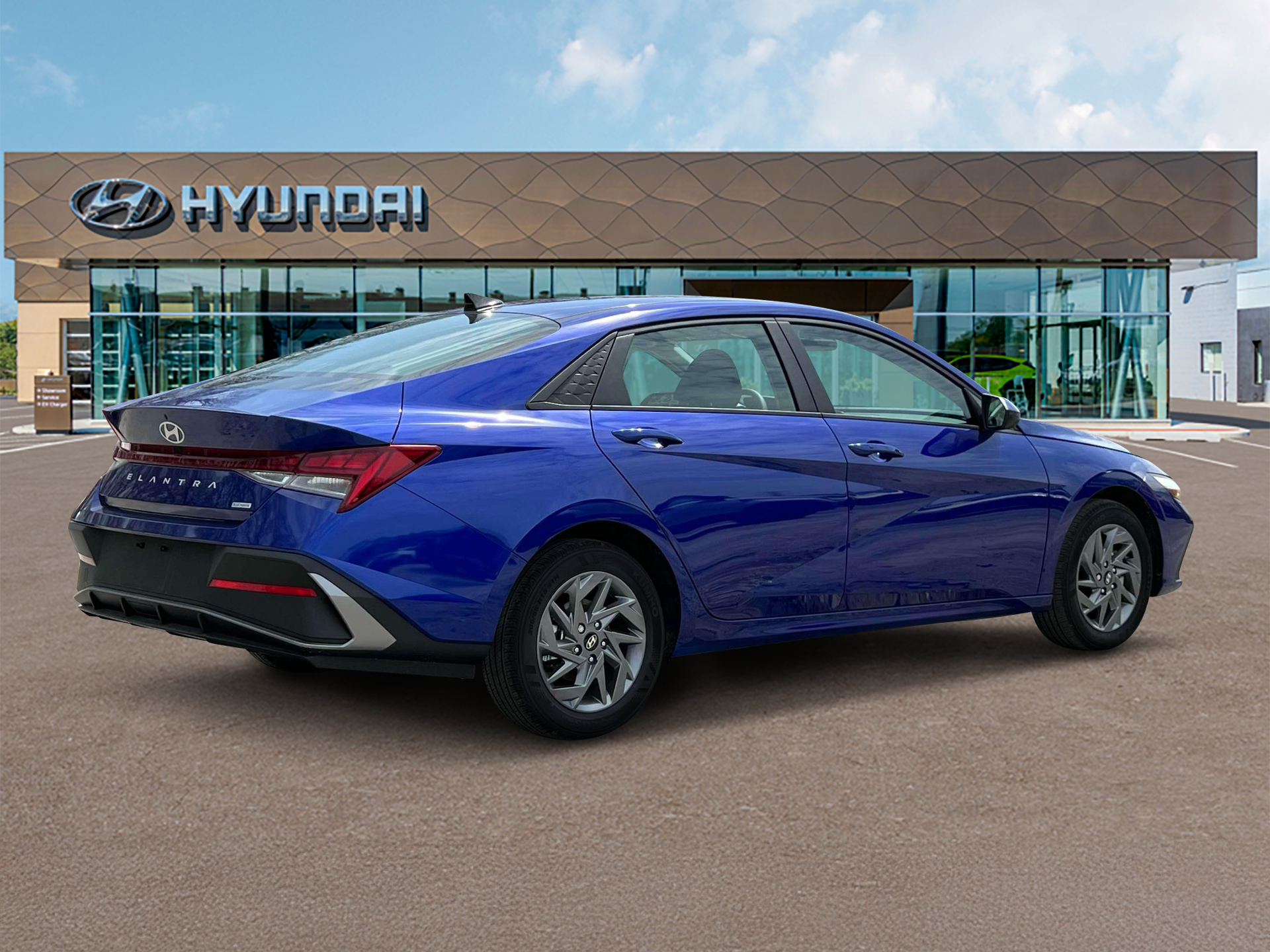 2025 Hyundai Elantra Hybrid Blue
