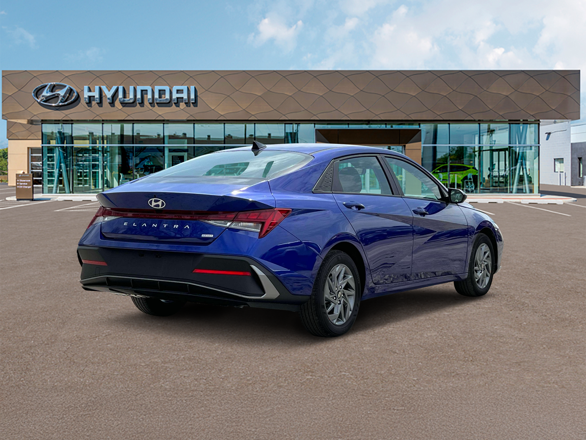 2025 Hyundai Elantra Hybrid Blue