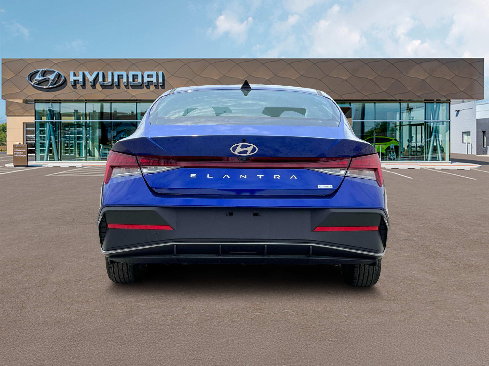 2025 Hyundai Elantra Hybrid Blue