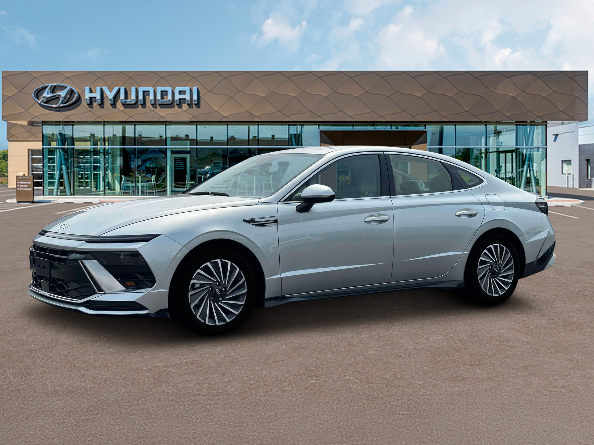 New Aero Silver 2025 Hyundai Sonata Hybrid Limited for Sale in