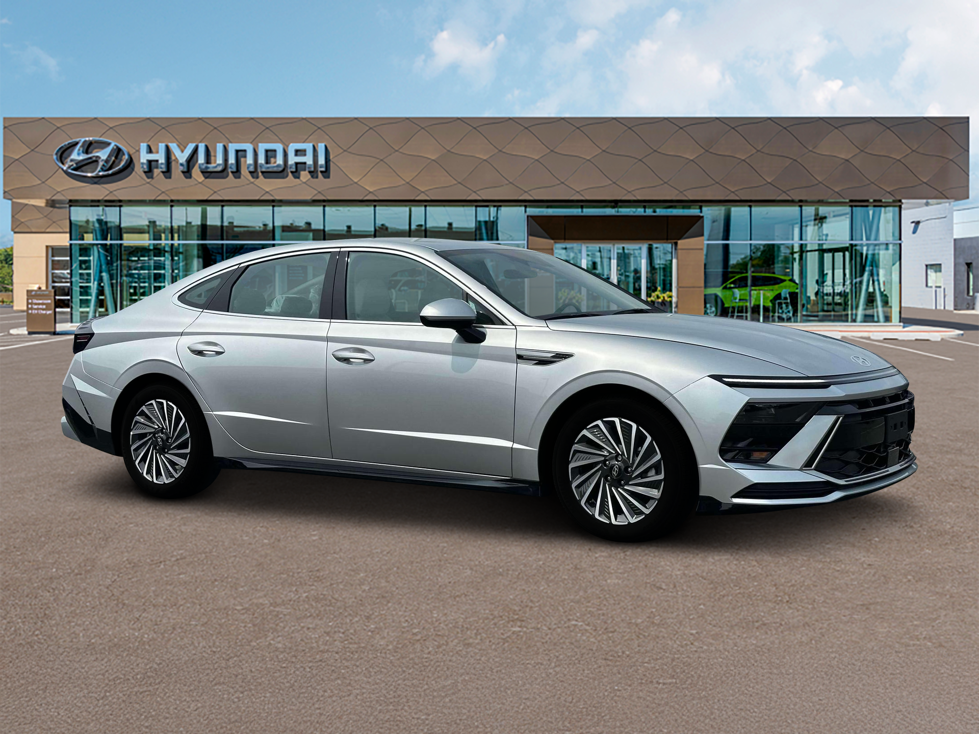 New Aero Silver 2025 Hyundai Sonata Hybrid Limited for Sale in