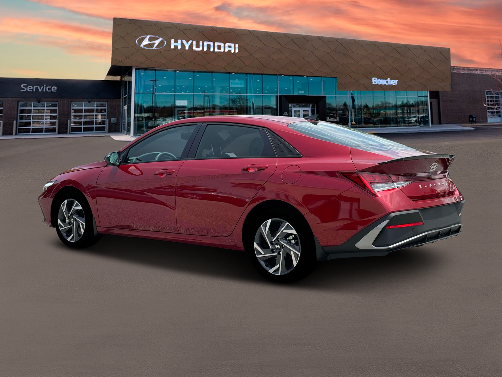 New 2025 Ultimate Red Hyundai SEL Sport image 5