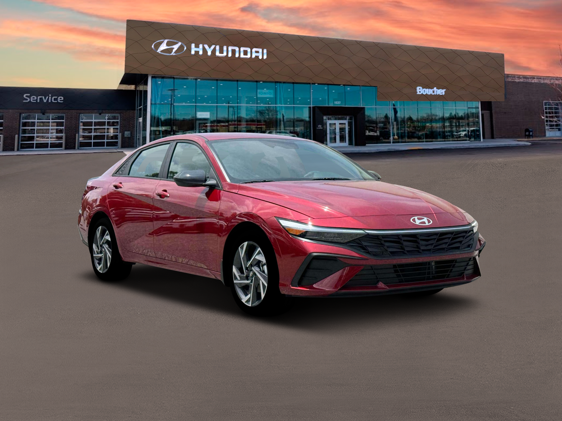 New 2025 Ultimate Red Hyundai SEL Sport image 11