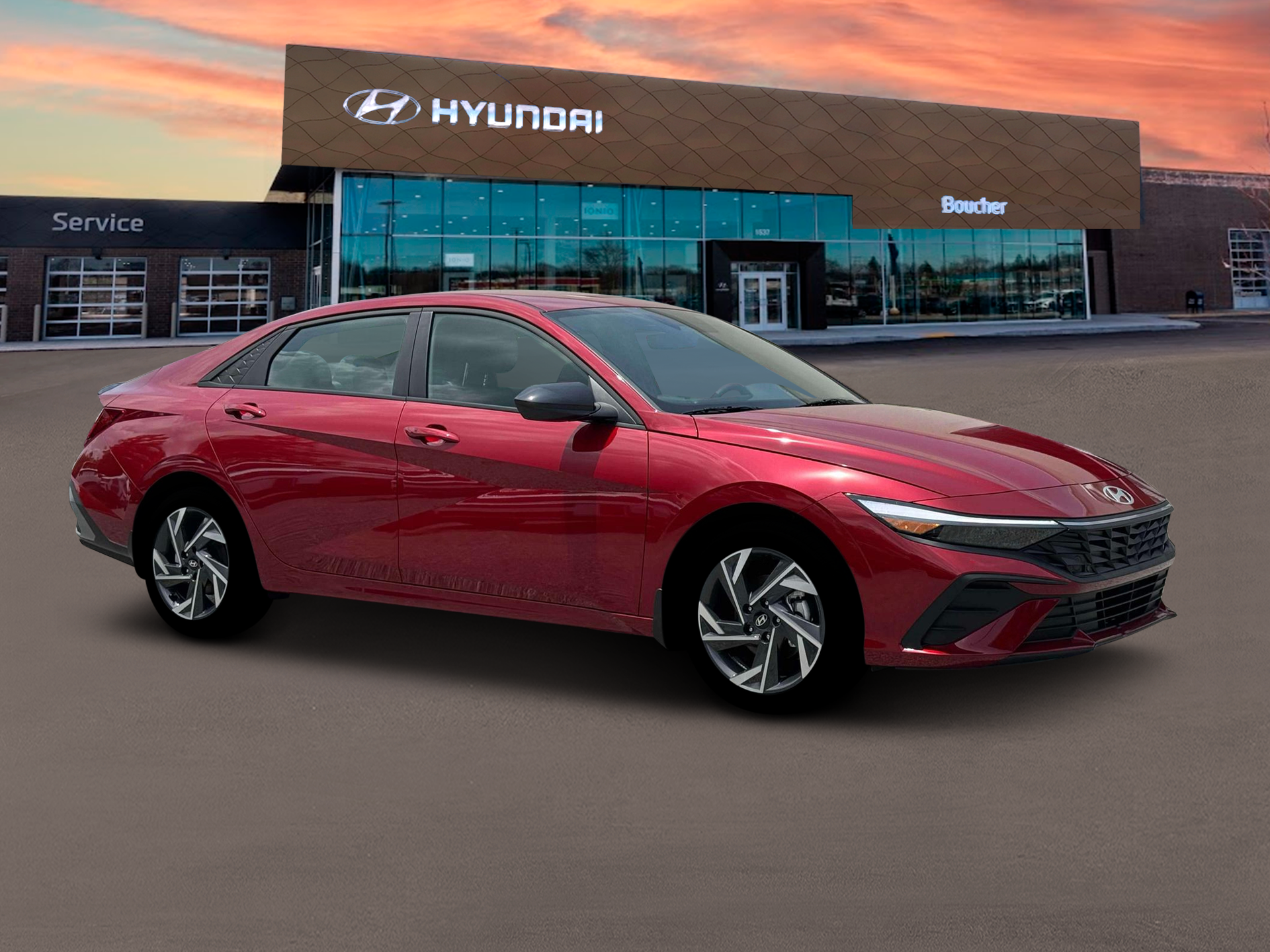 New 2025 Ultimate Red Hyundai SEL Sport image 10
