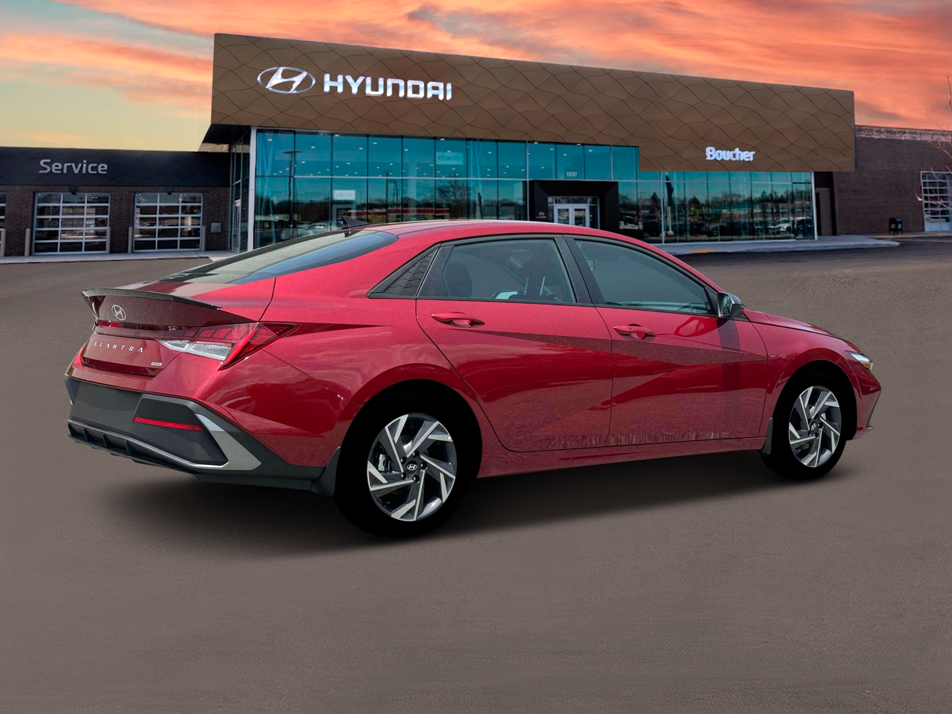 New 2025 Ultimate Red Hyundai SEL Sport image 9