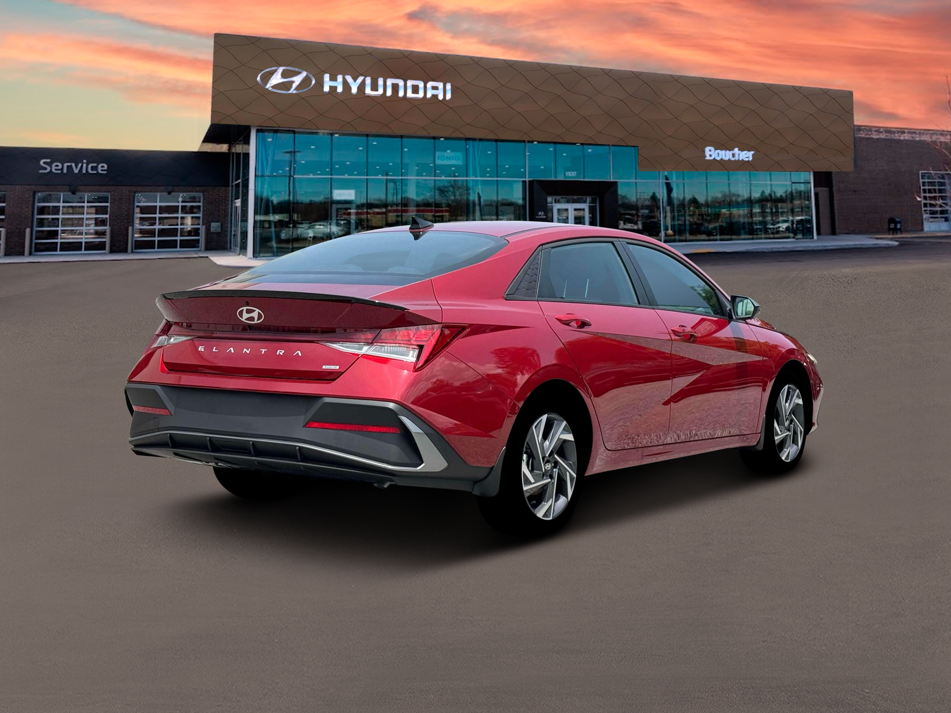 New 2025 Ultimate Red Hyundai SEL Sport image 8