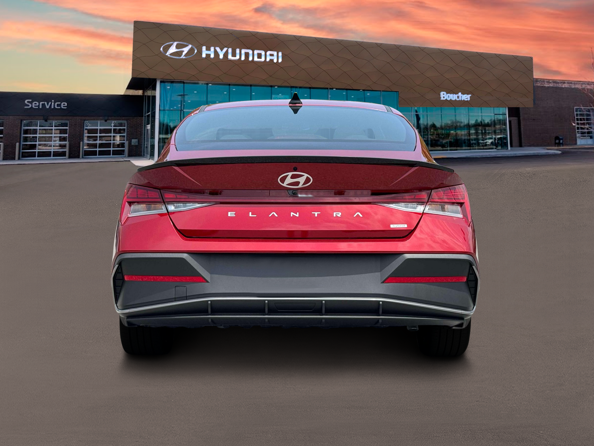 New 2025 Ultimate Red Hyundai SEL Sport image 7