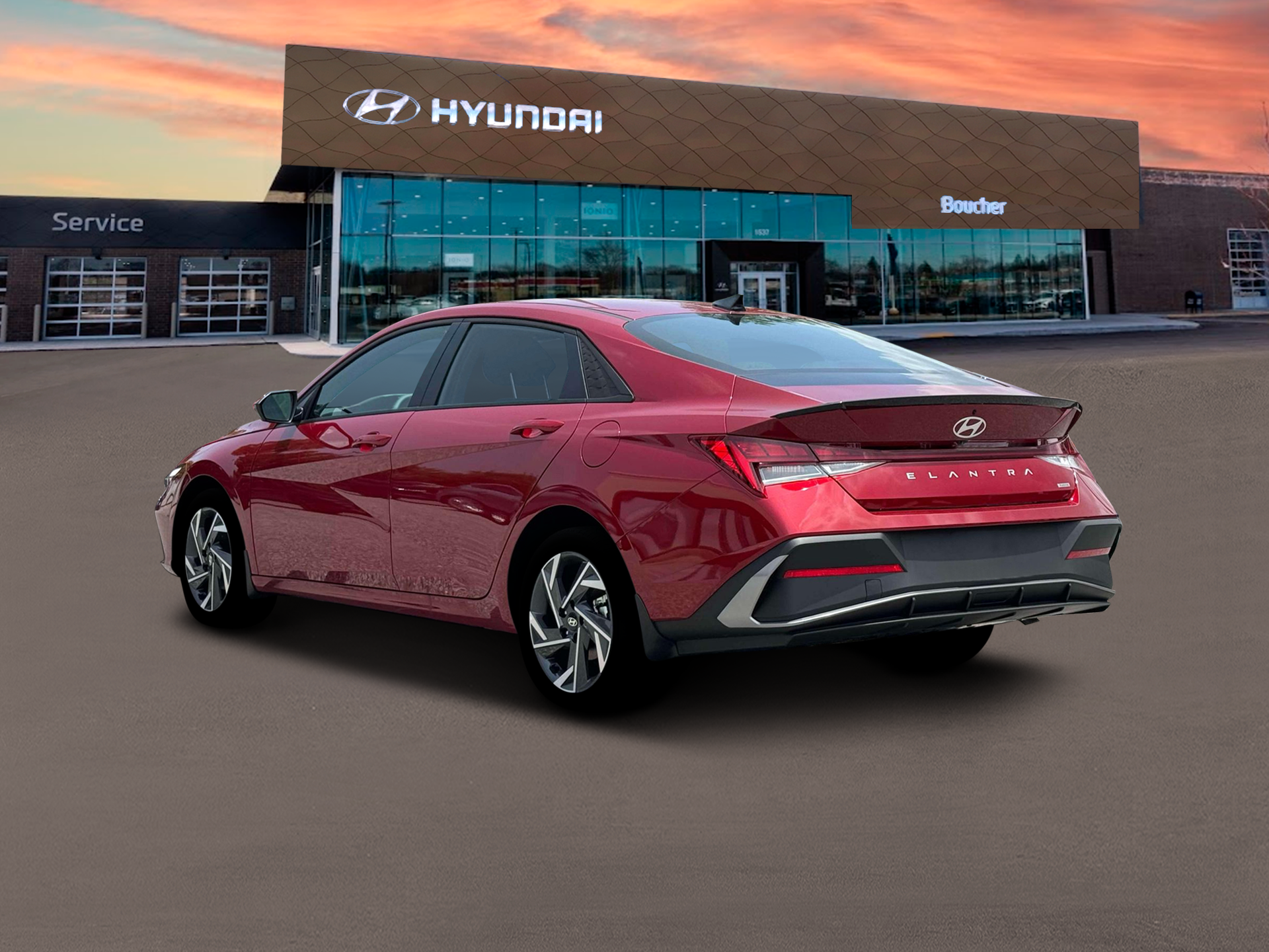 New 2025 Ultimate Red Hyundai SEL Sport image 6