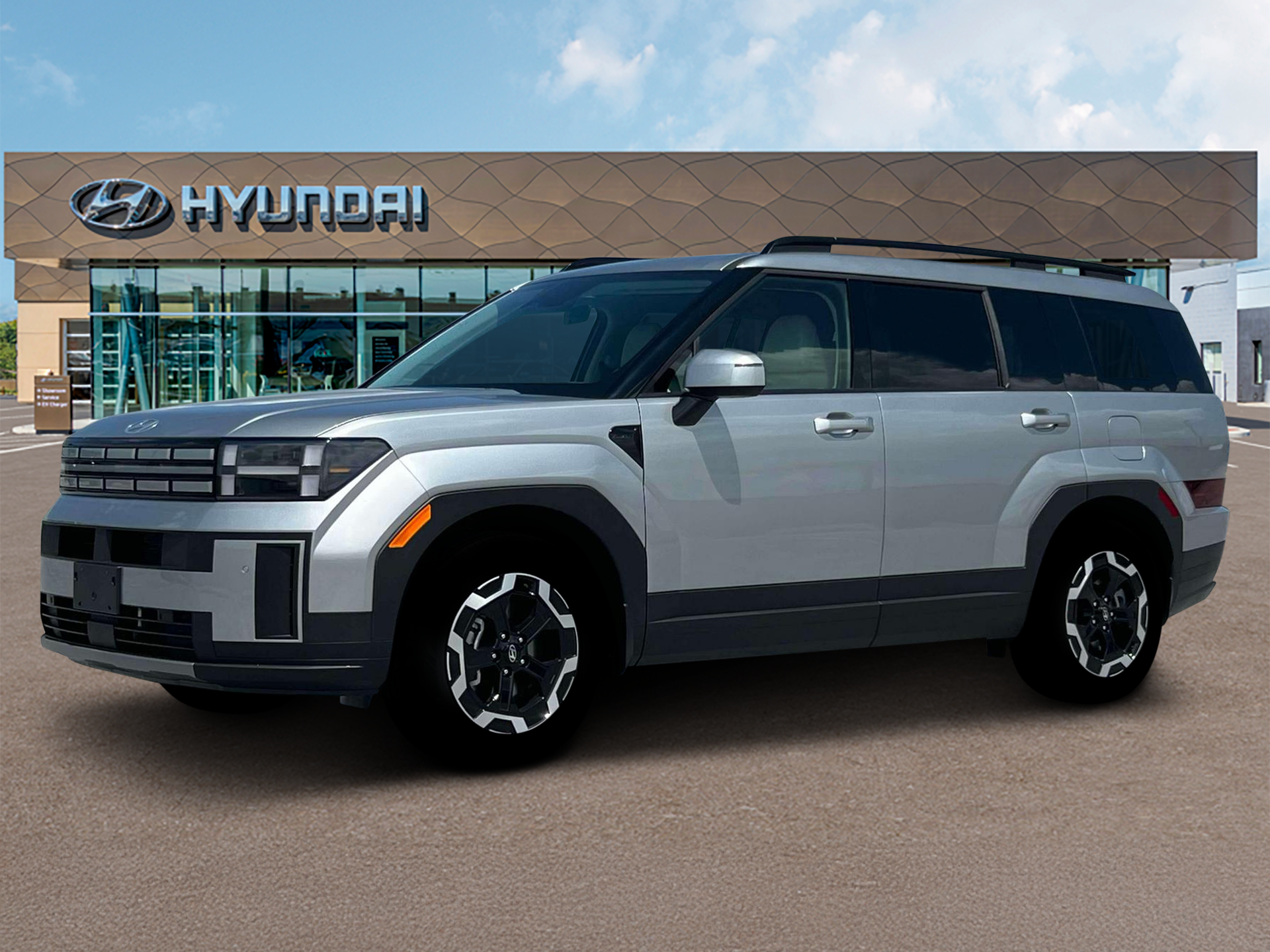 Shimmering Silver 2026 Hyundai Santa Fe SUV / Crossover Front-Wheel Drive 8-Speed Automatic