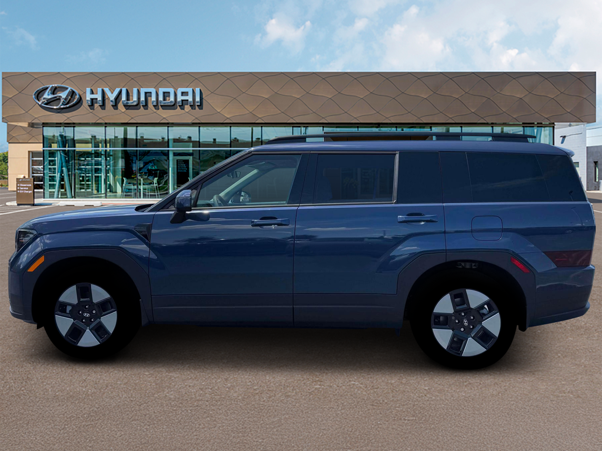 New 2026 Blue Hyundai SEL image 3