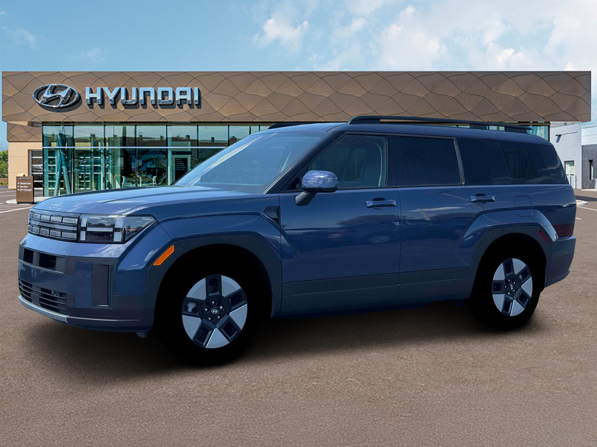 New 2026 Blue Hyundai SEL image 2