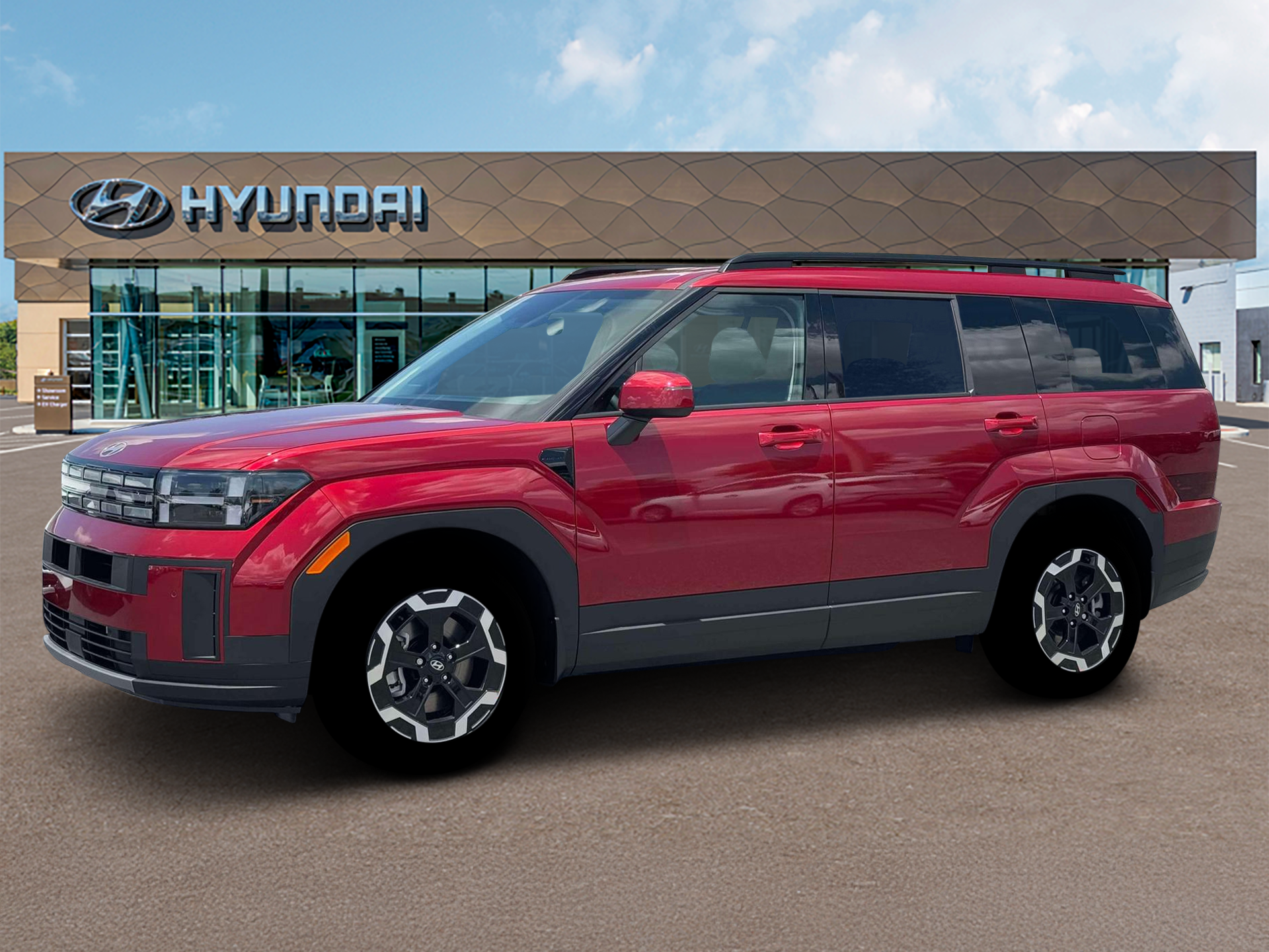 Ultimate Red 2026 Hyundai Santa Fe SUV / Crossover Front-Wheel Drive 8-Speed Automatic