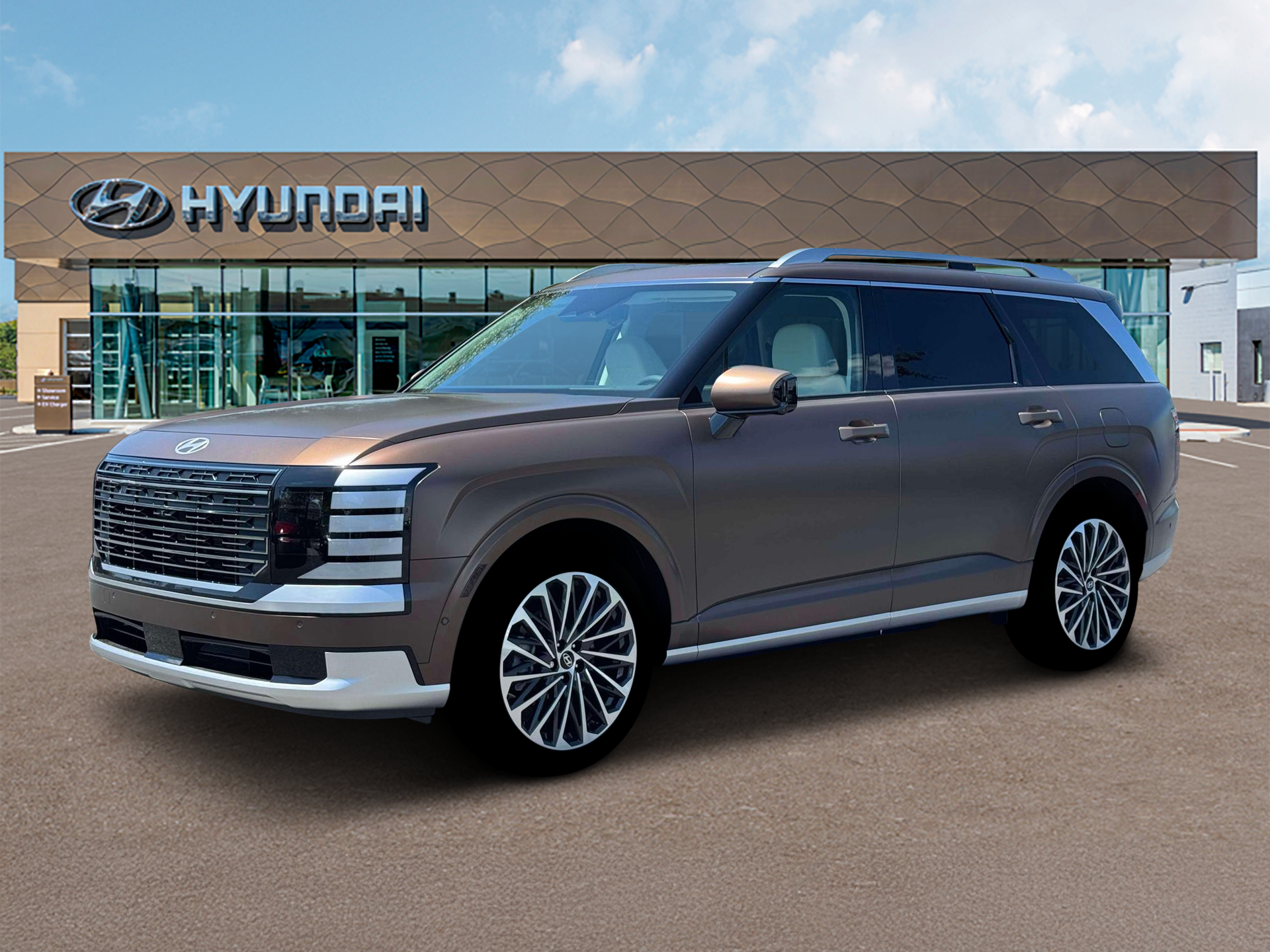 Earthy Brass Matte 2026 Hyundai Palisade SUV / Crossover Front-Wheel Drive 8-Speed Automatic