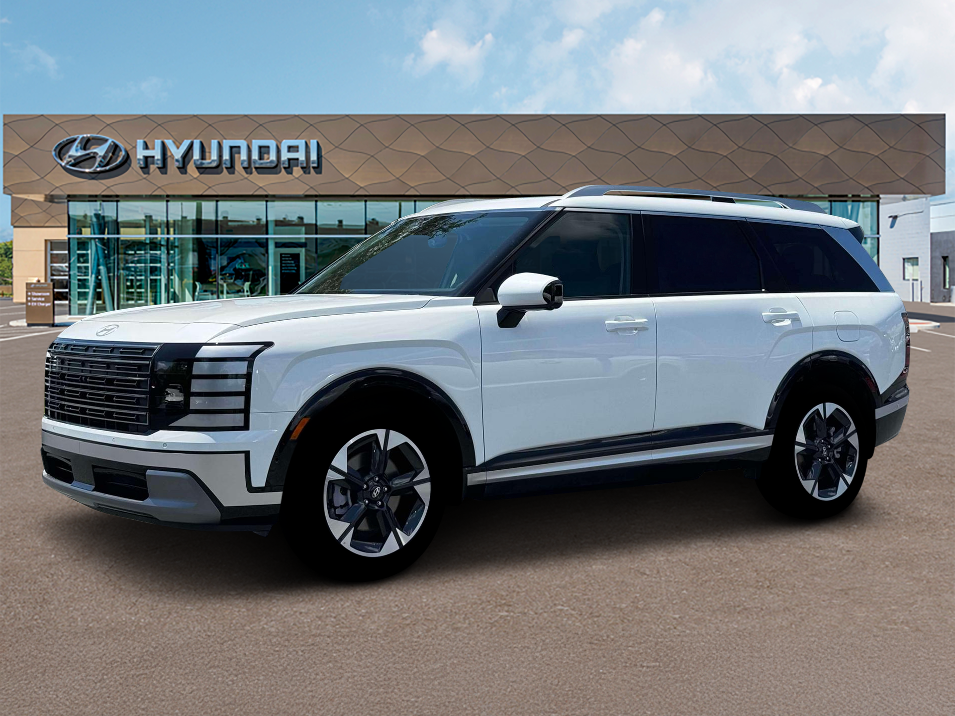 New 2026 White Pearl HYUNDAI Limited FWD image 2