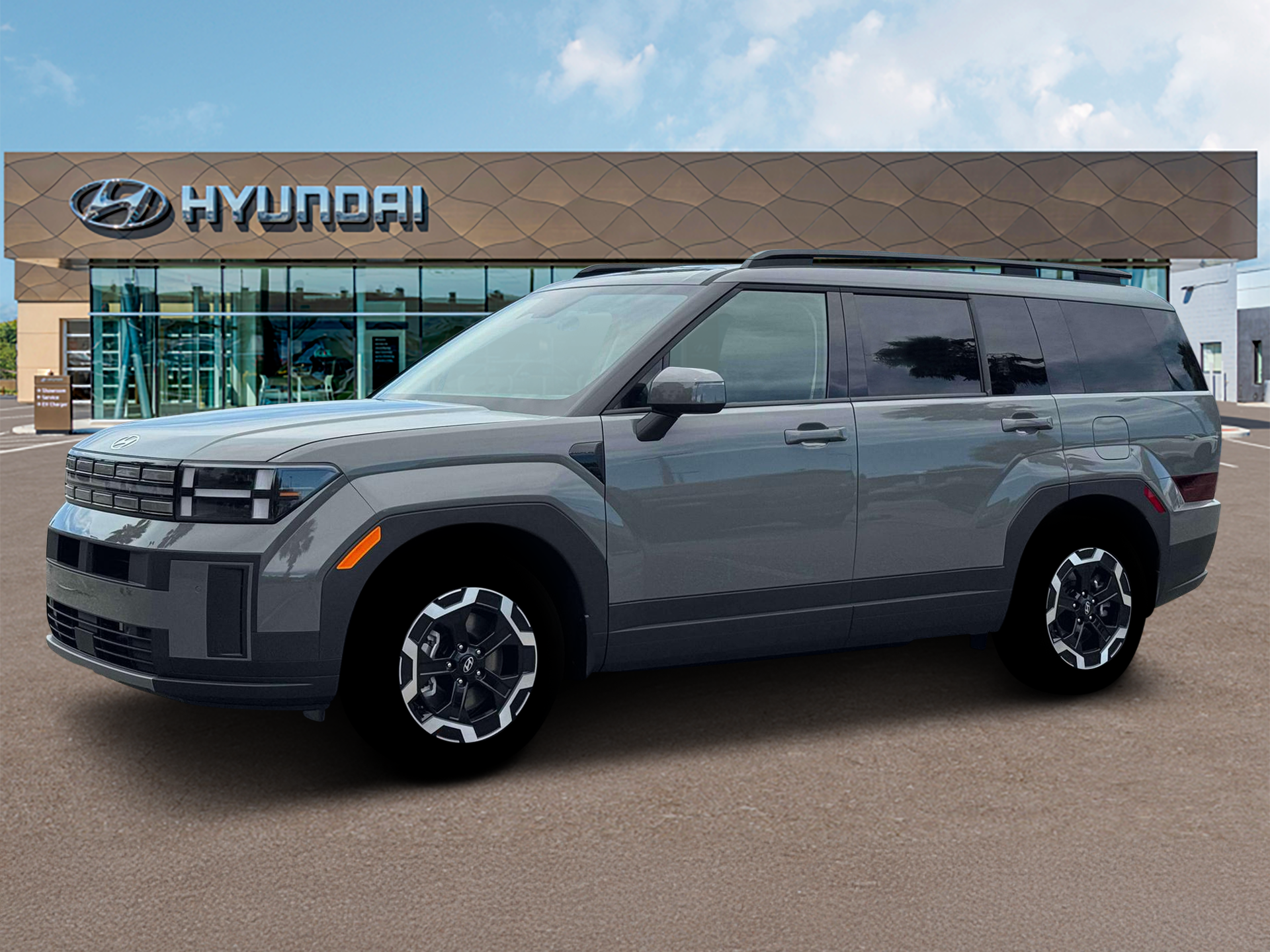 Hampton Gray 2026 Hyundai Santa Fe SUV / Crossover Front-Wheel Drive 8-Speed Automatic