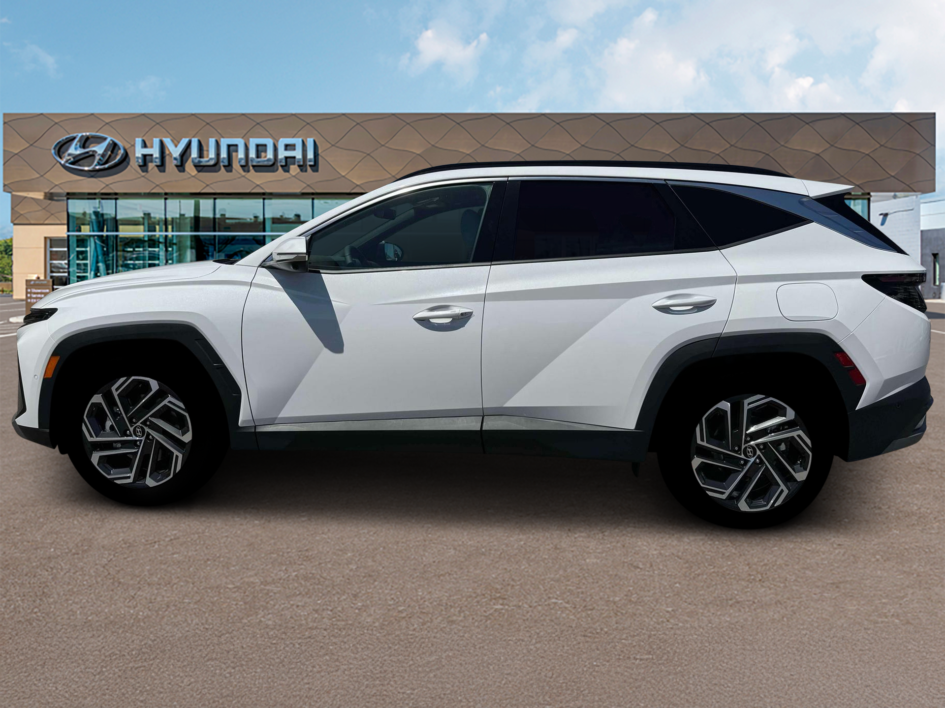 New 2026 White Pearl HYUNDAI Limited FWD image 3