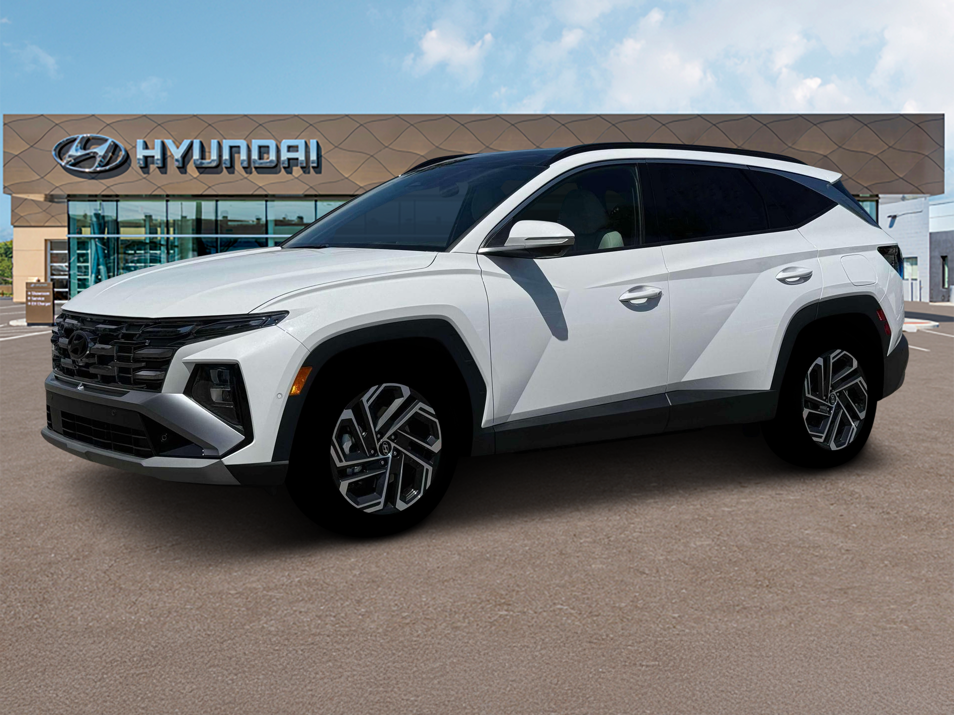 Serenity White Pearl 2026 Hyundai Tucson SUV / Crossover Front-Wheel Drive 8-Speed Automatic