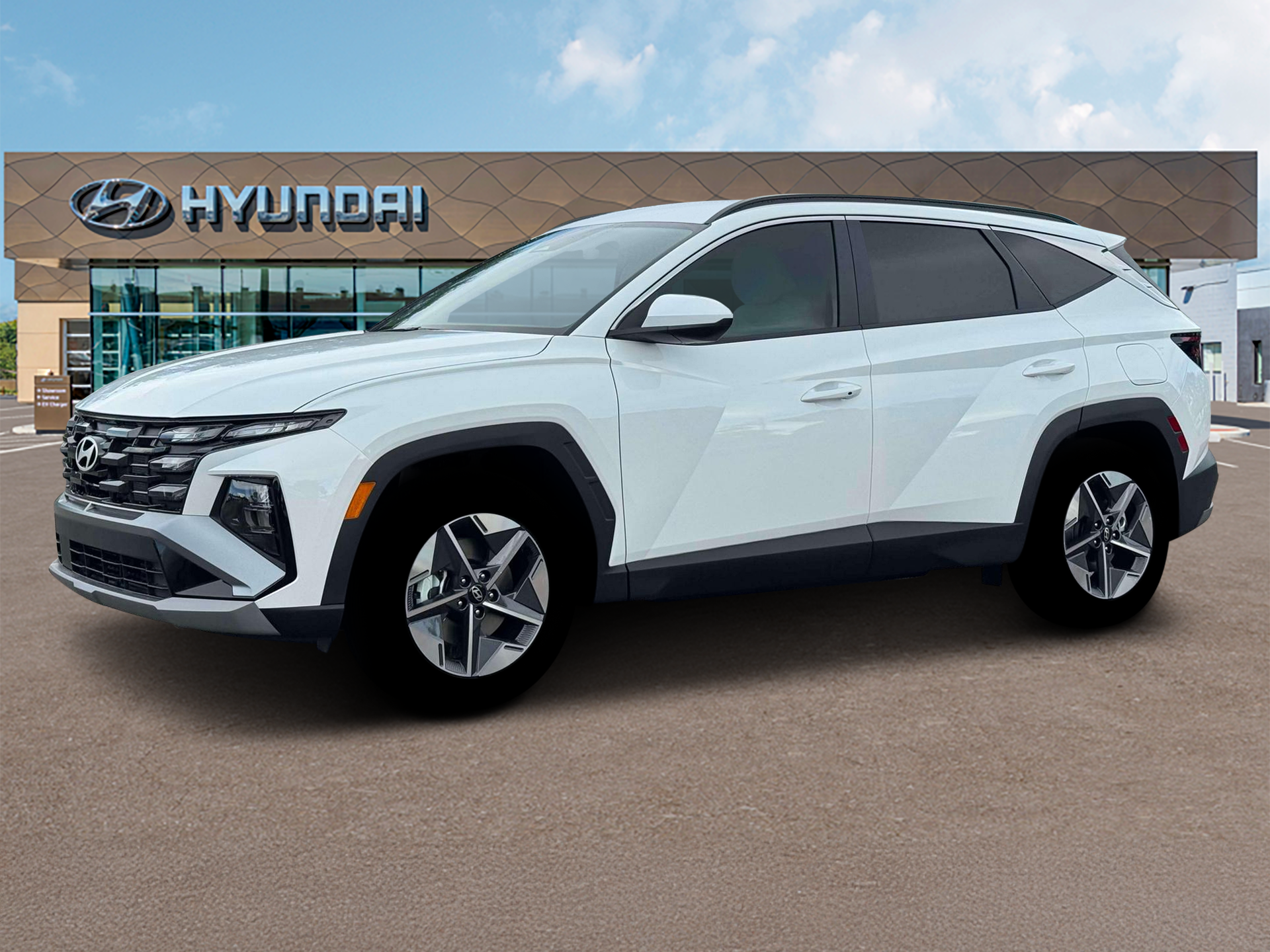 Serenity White Pearl 2026 Hyundai Tucson SUV / Crossover Front-Wheel Drive 8-Speed Automatic