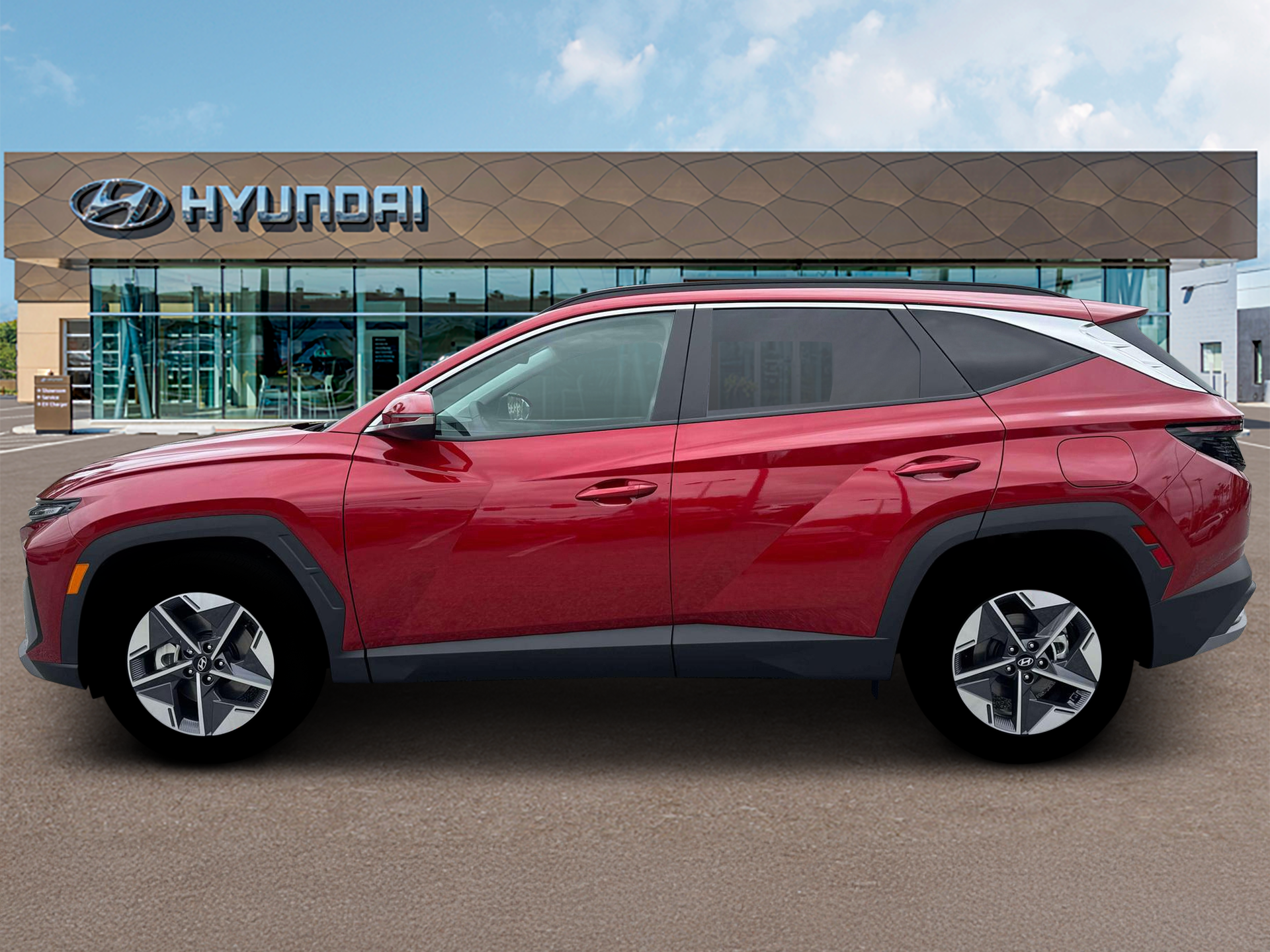 New 2026 Red Hyundai SEL Premium FWD image 3
