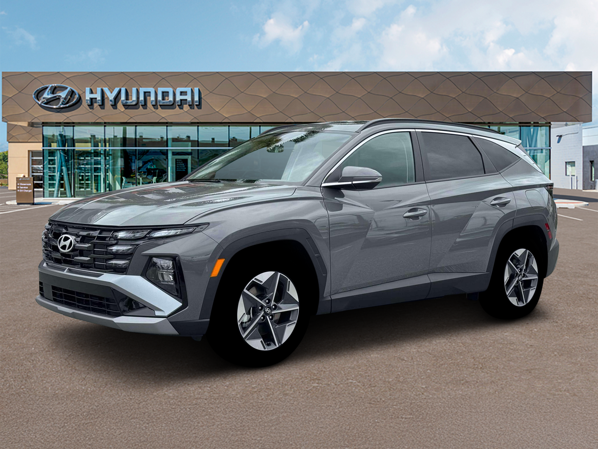 Hampton Gray 2026 Hyundai Tucson SUV / Crossover Front-Wheel Drive 8-Speed Automatic