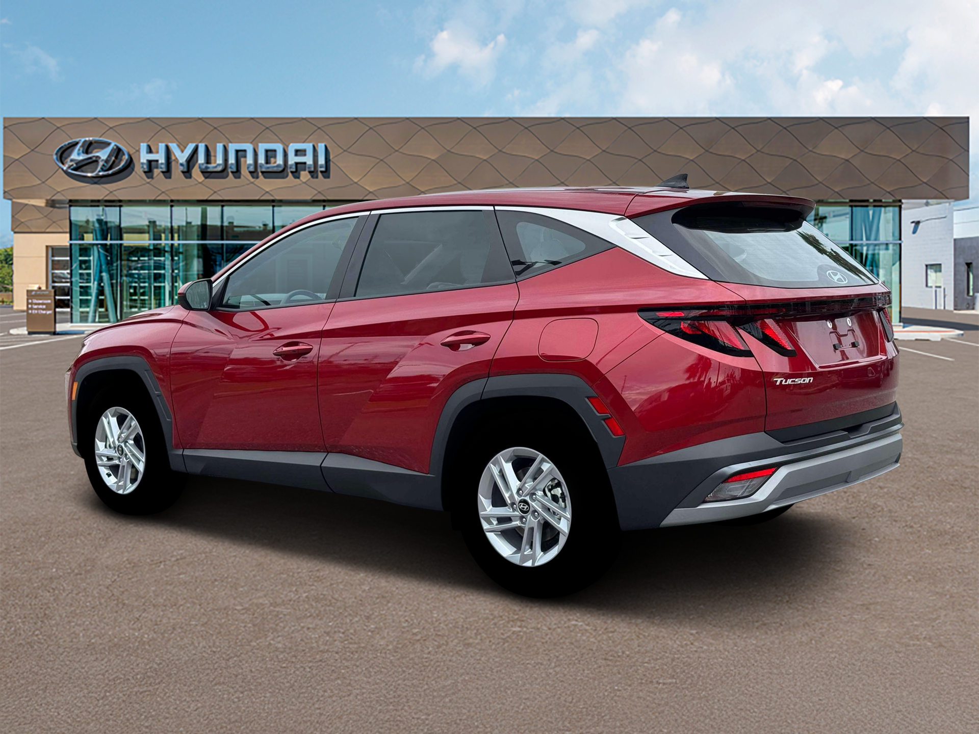 New 2026 Red HYUNDAI SE FWD image 4