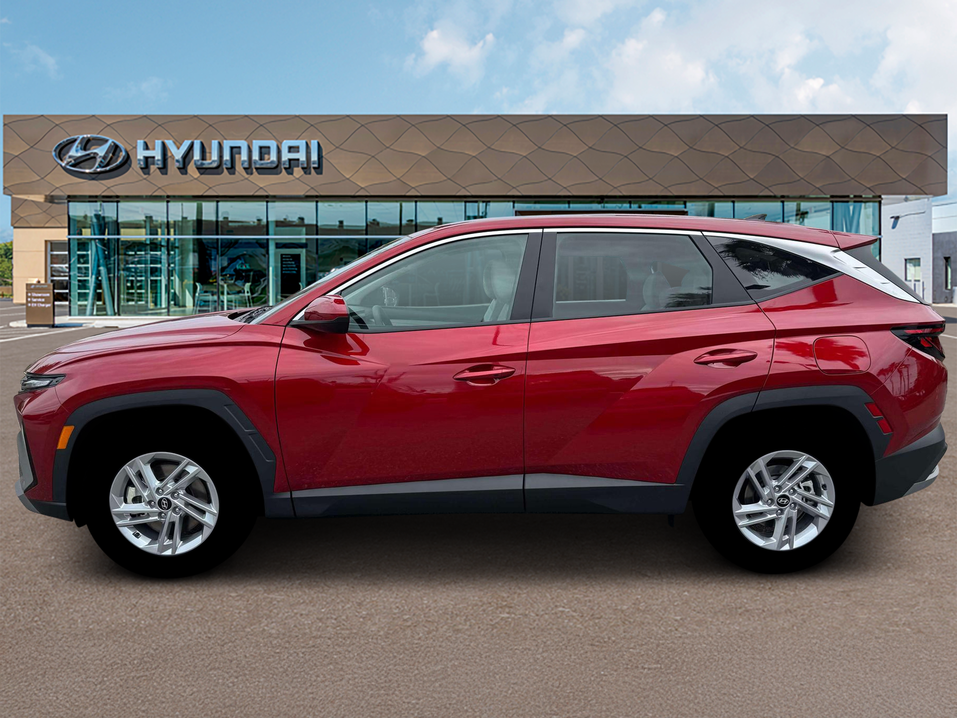 New 2026 Red HYUNDAI SE FWD image 3
