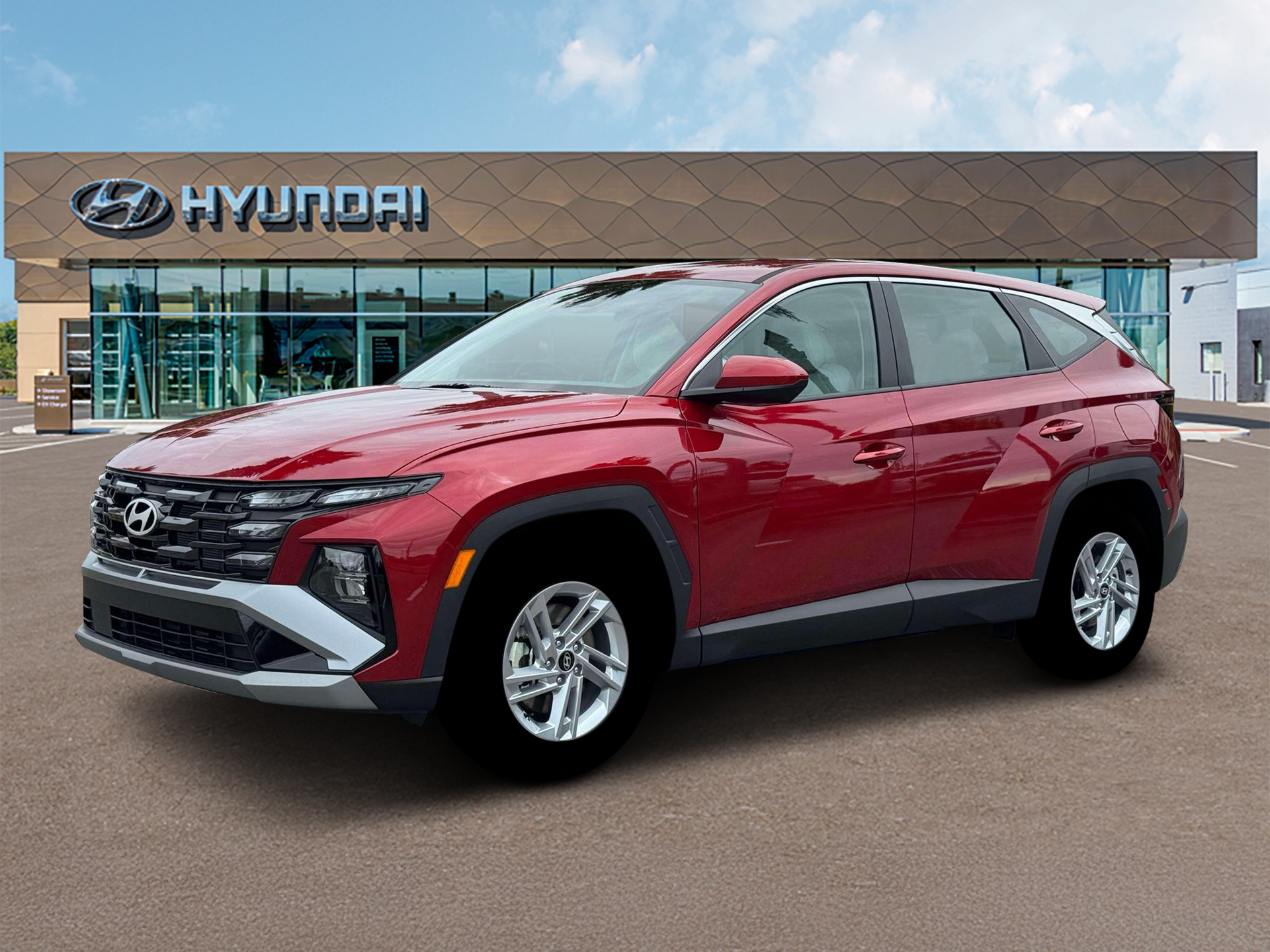 New 2026 Red HYUNDAI SE FWD image 2